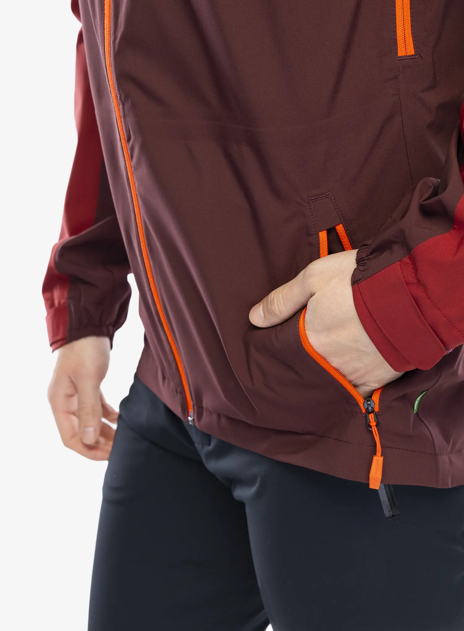 Bunda do deště Vaude Moab Rain Jacket - dark oak