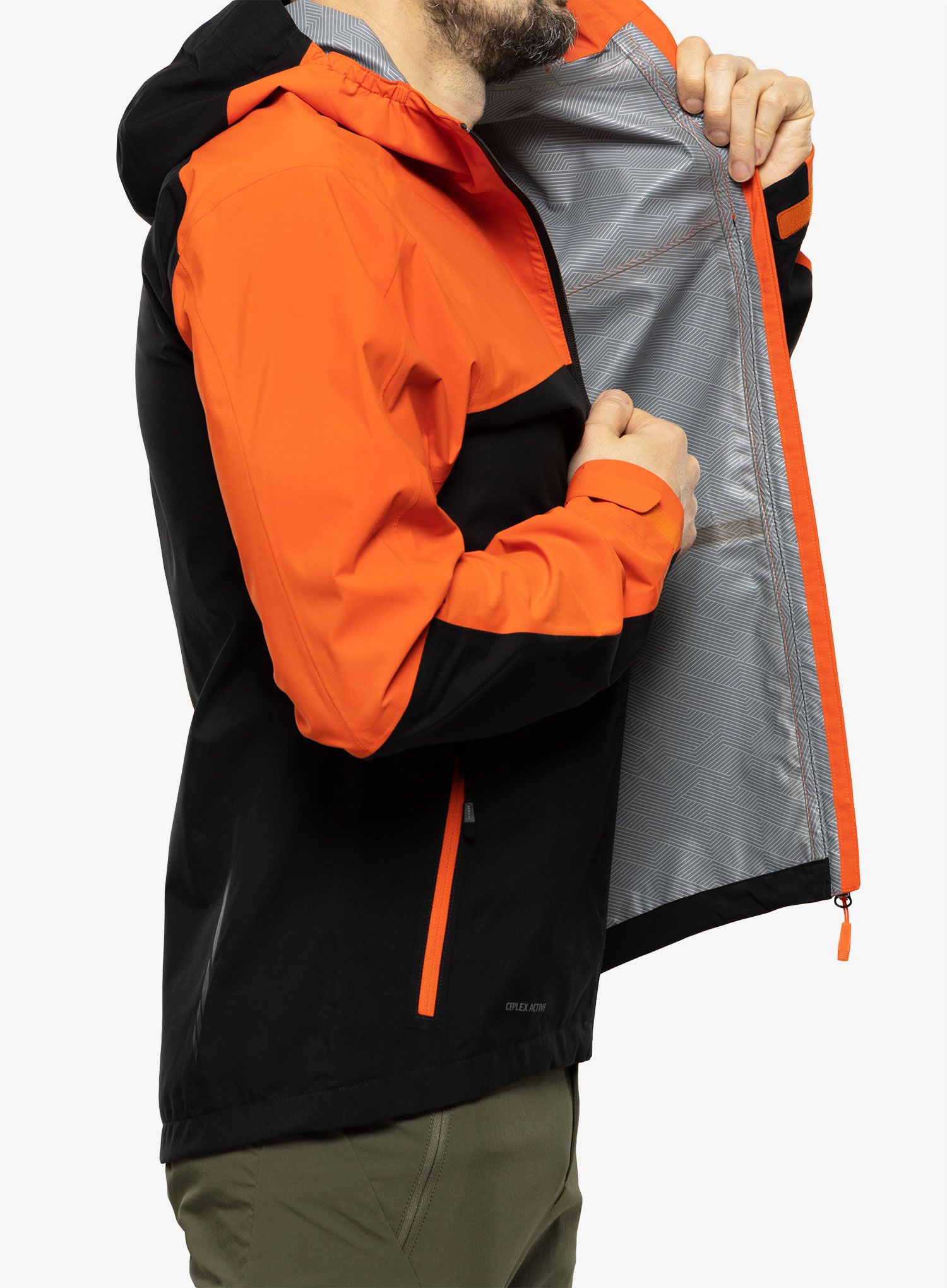 Bunda do deště Vaude Moab Rain Jacket - glowing red