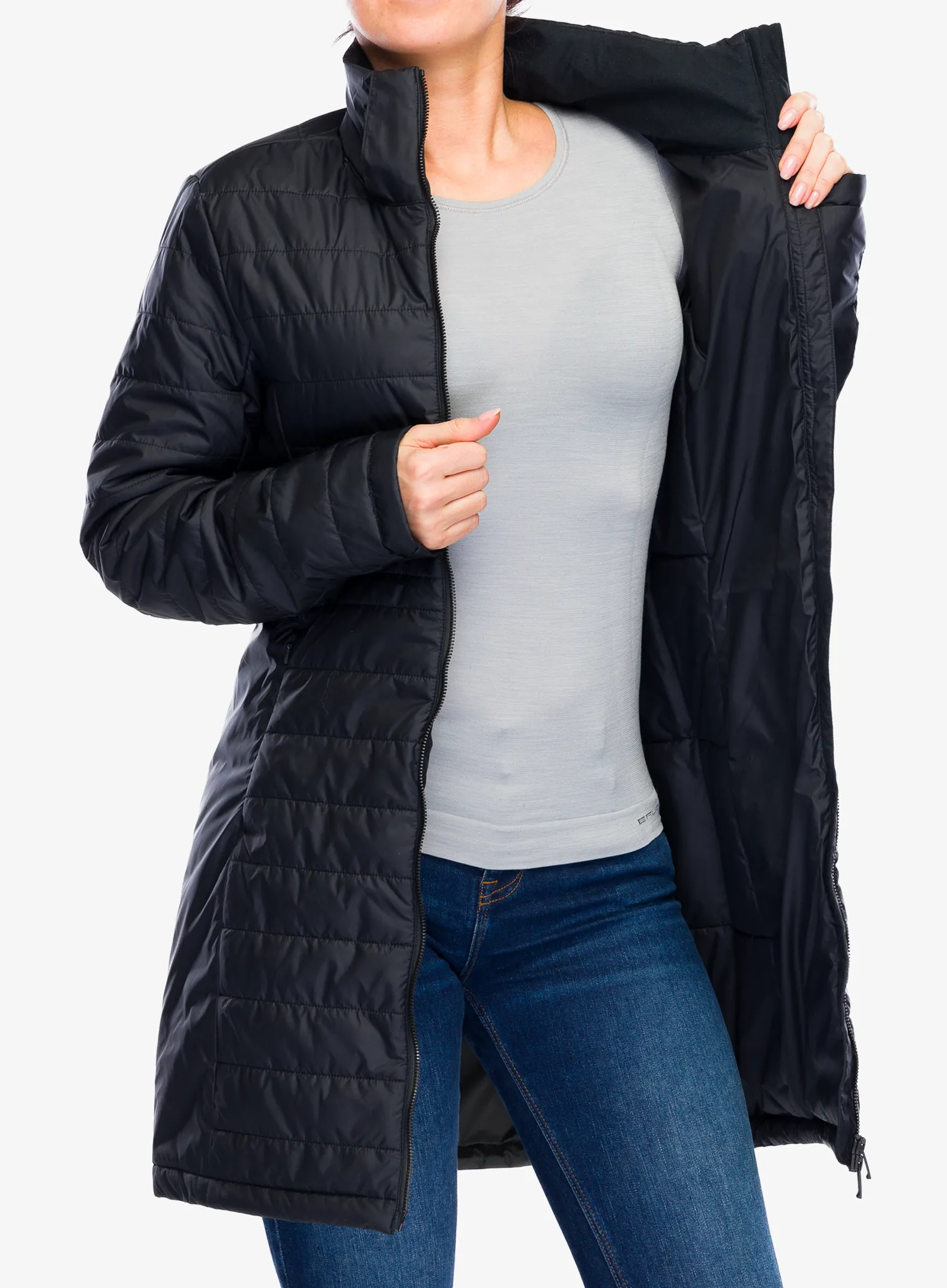Dámský péřový kabát Vaude Moena Insulation Parka - black