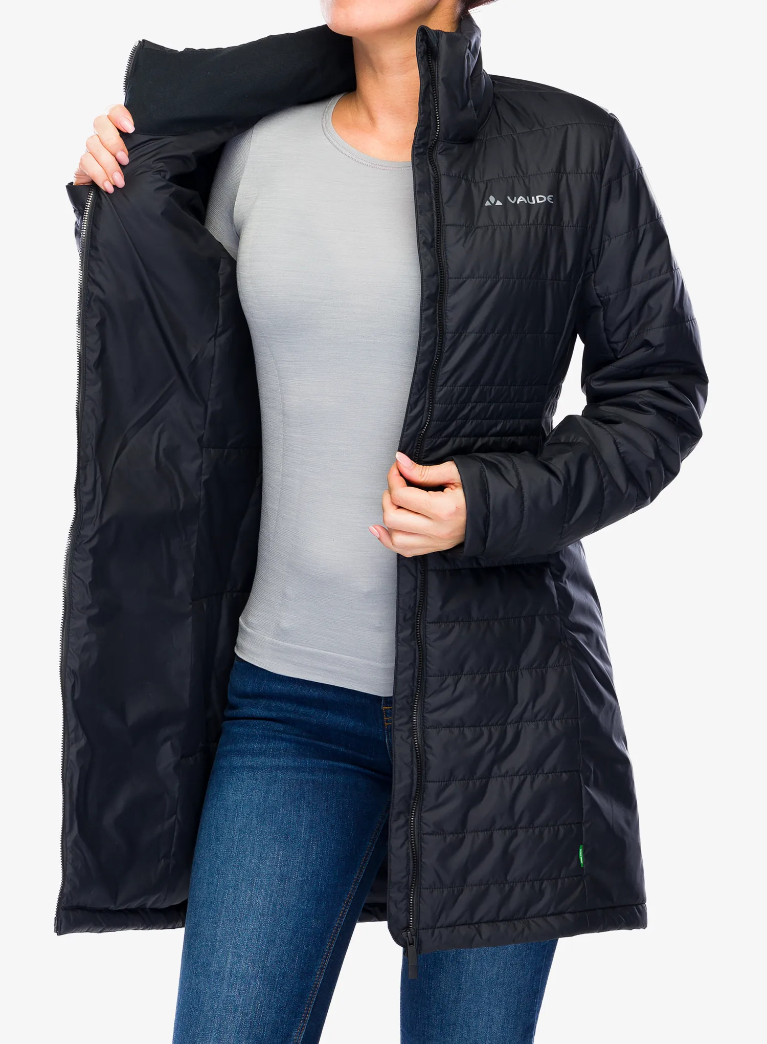 Dámský péřový kabát Vaude Moena Insulation Parka - black