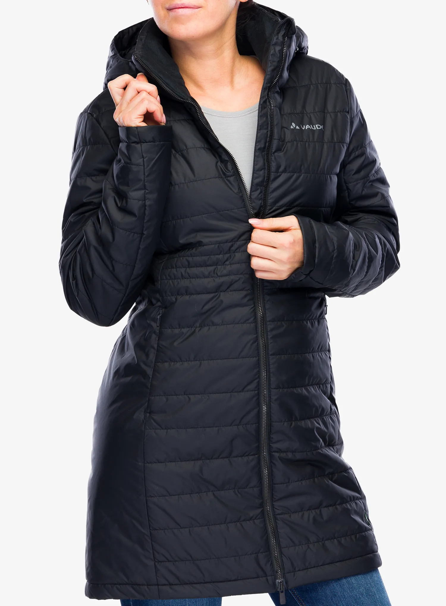 Dámský péřový kabát Vaude Moena Insulation Parka - black
