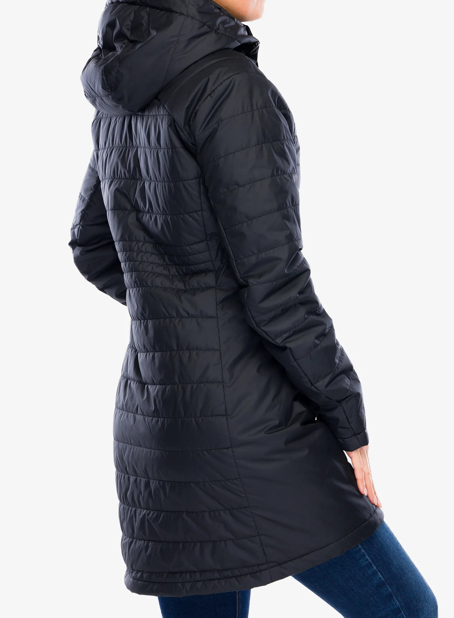 Dámský péřový kabát Vaude Moena Insulation Parka - black