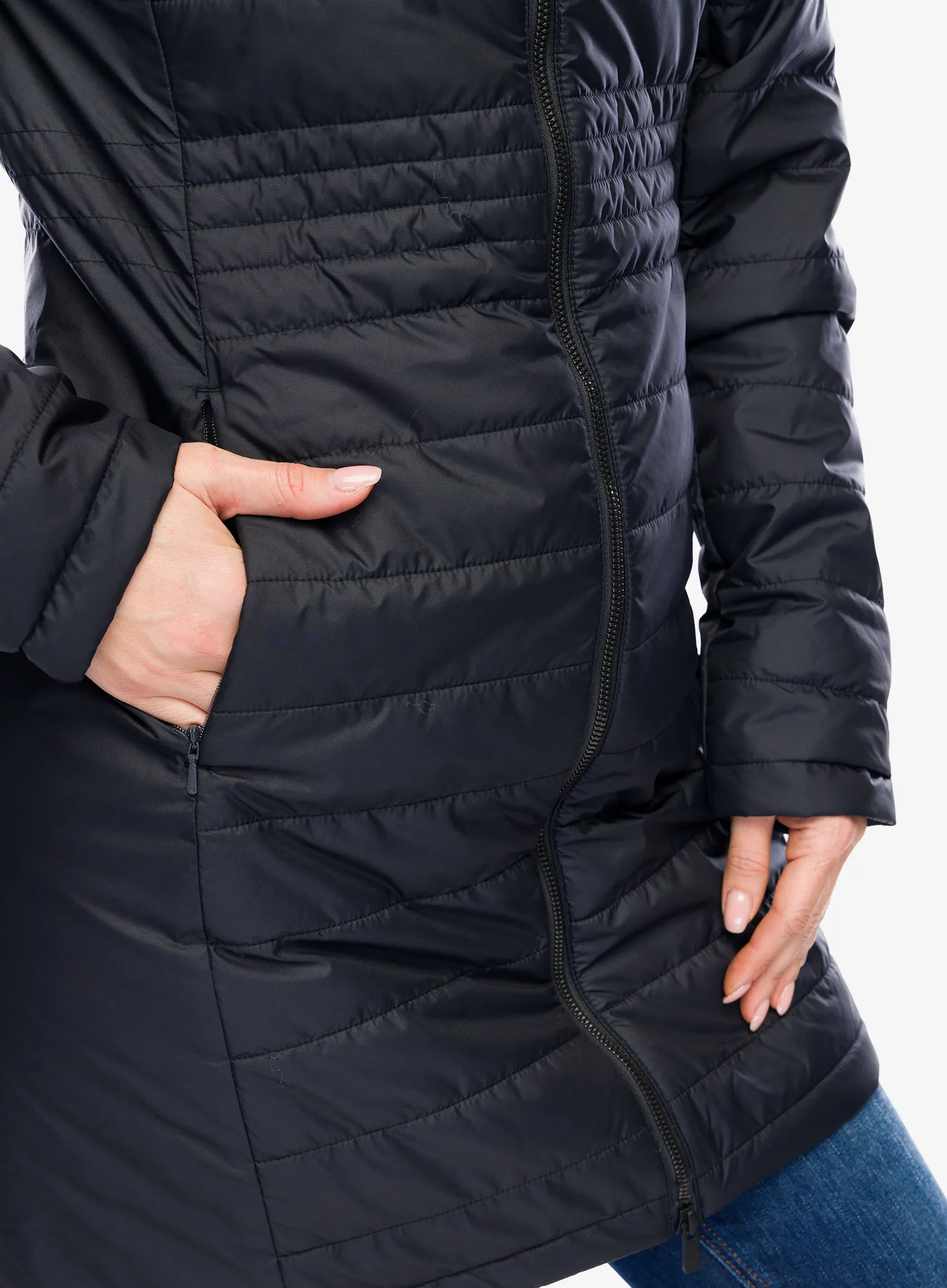 Dámský péřový kabát Vaude Moena Insulation Parka - black