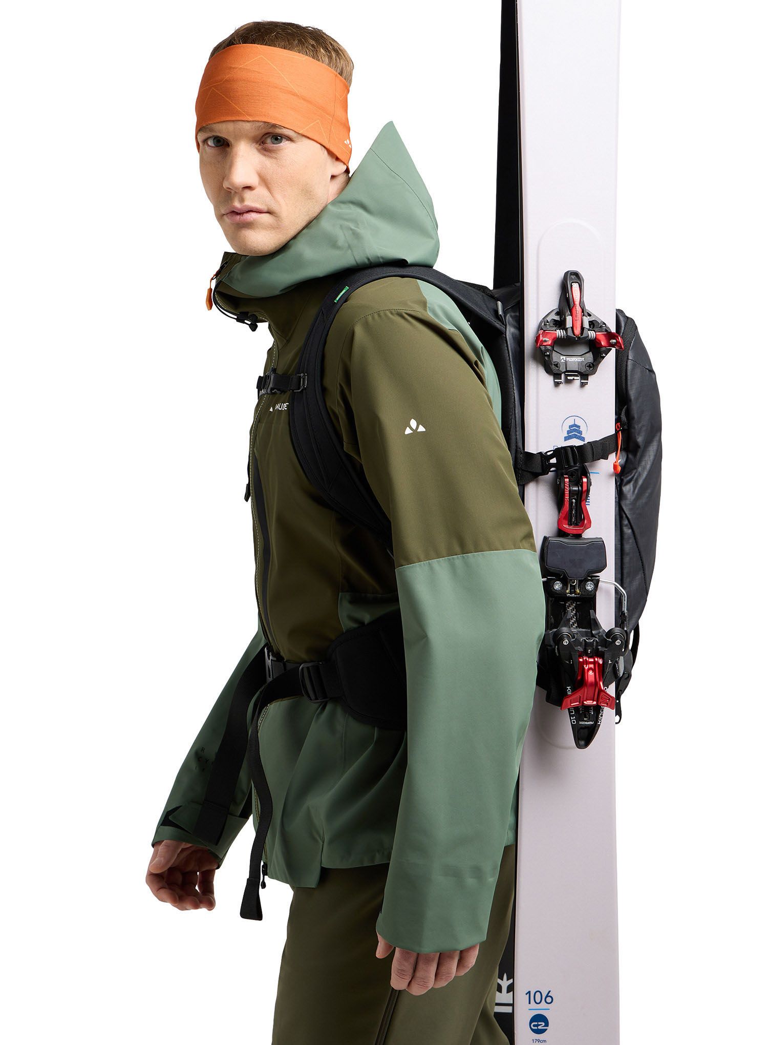 Skialpový batoh Vaude Monviso 20 - black