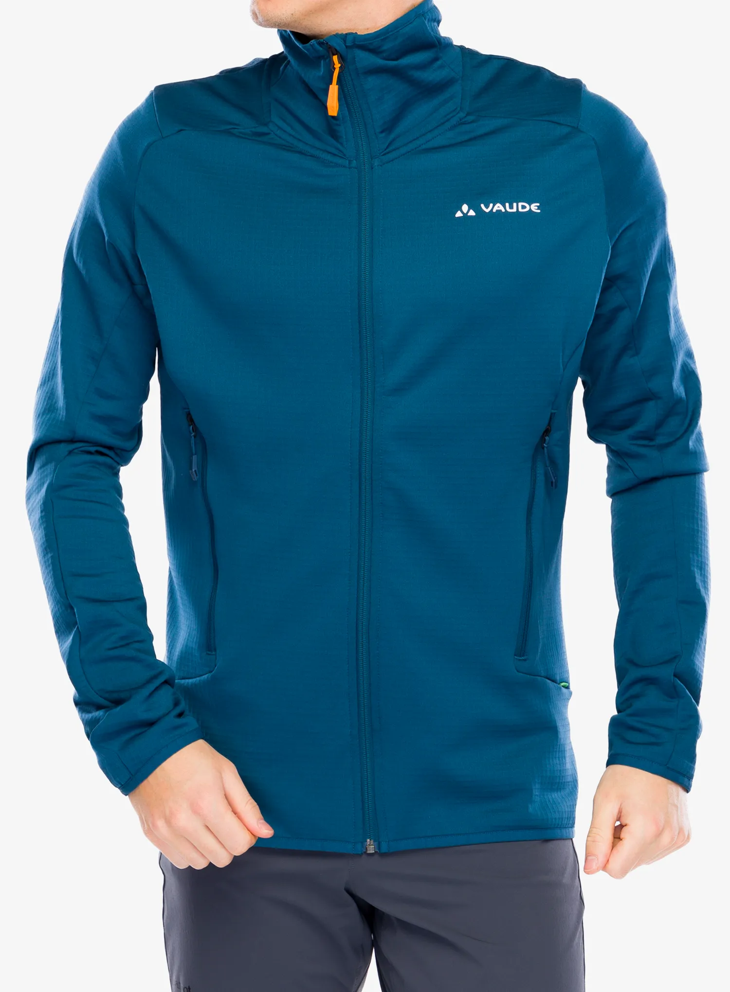 Fleecová bunda Vaude Monviso Fleece FZ Jacket II - baltic sea uni