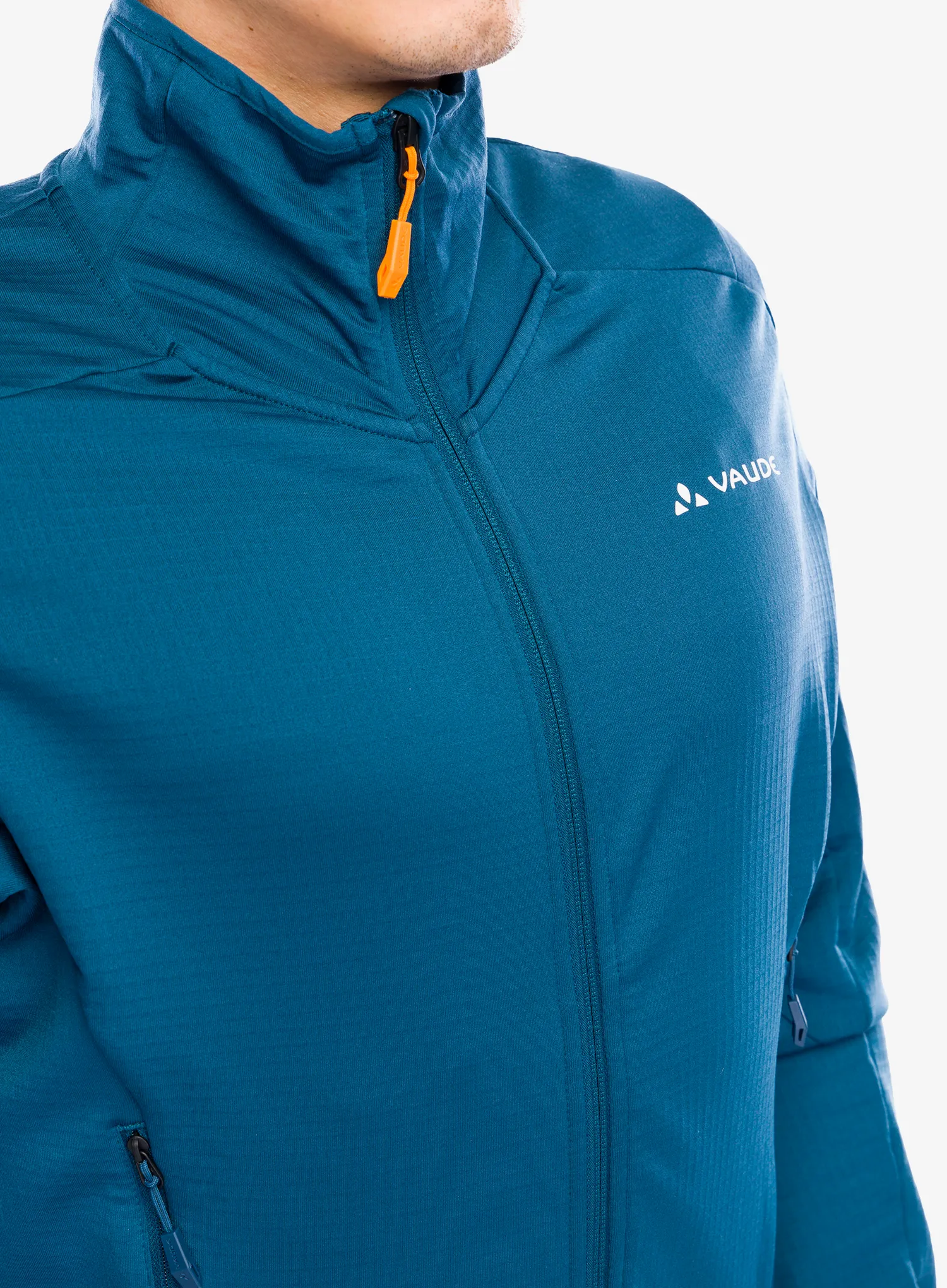 Fleecová bunda Vaude Monviso Fleece FZ Jacket II - baltic sea uni