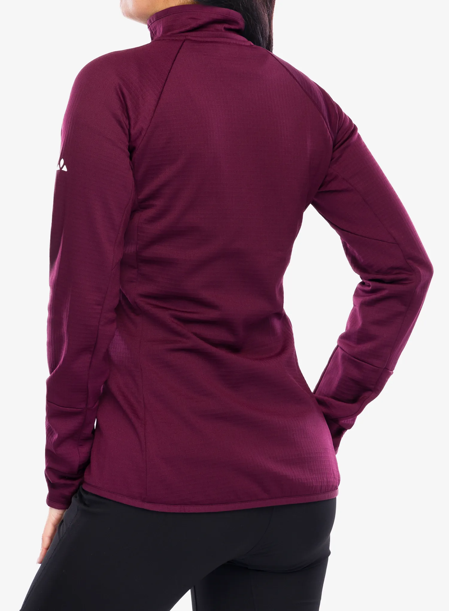 Fleecová mikina dámská Vaude Monviso Fleece FZ Jacket II - cassis