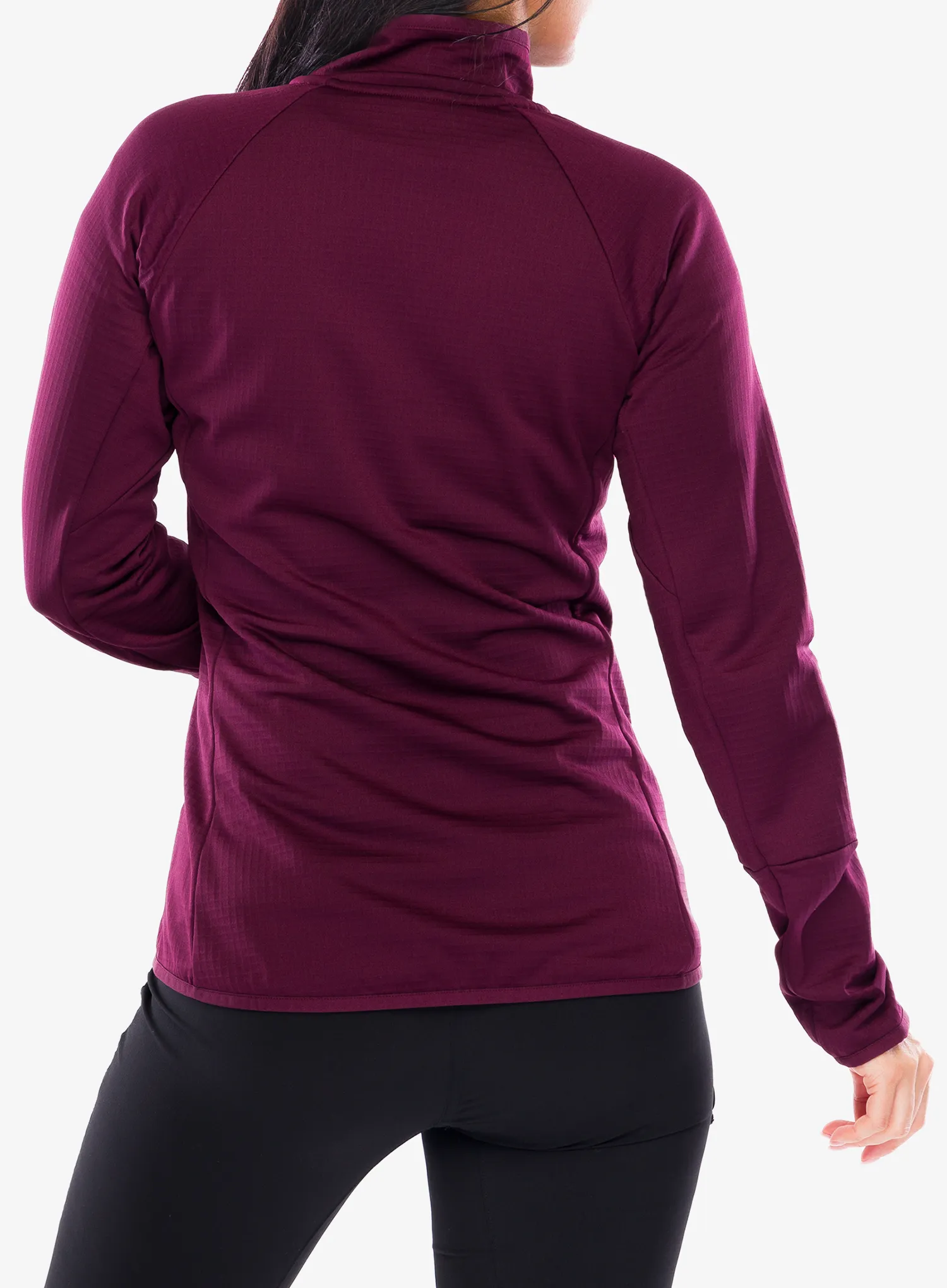 Fleecová mikina dámská Vaude Monviso Fleece FZ Jacket II - cassis
