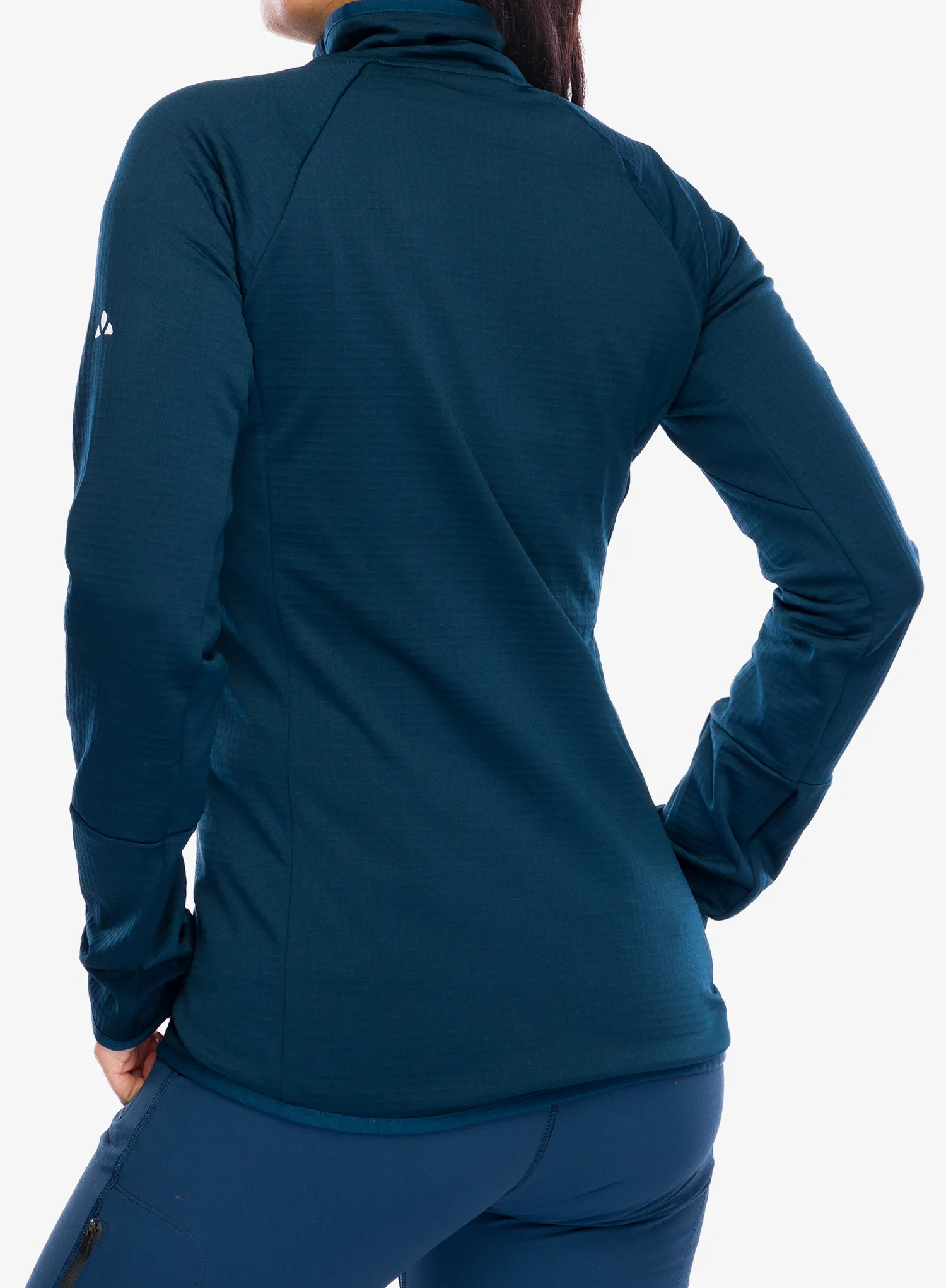 Fleecová mikina dámská Vaude Monviso Fleece FZ Jacket II - dark sea