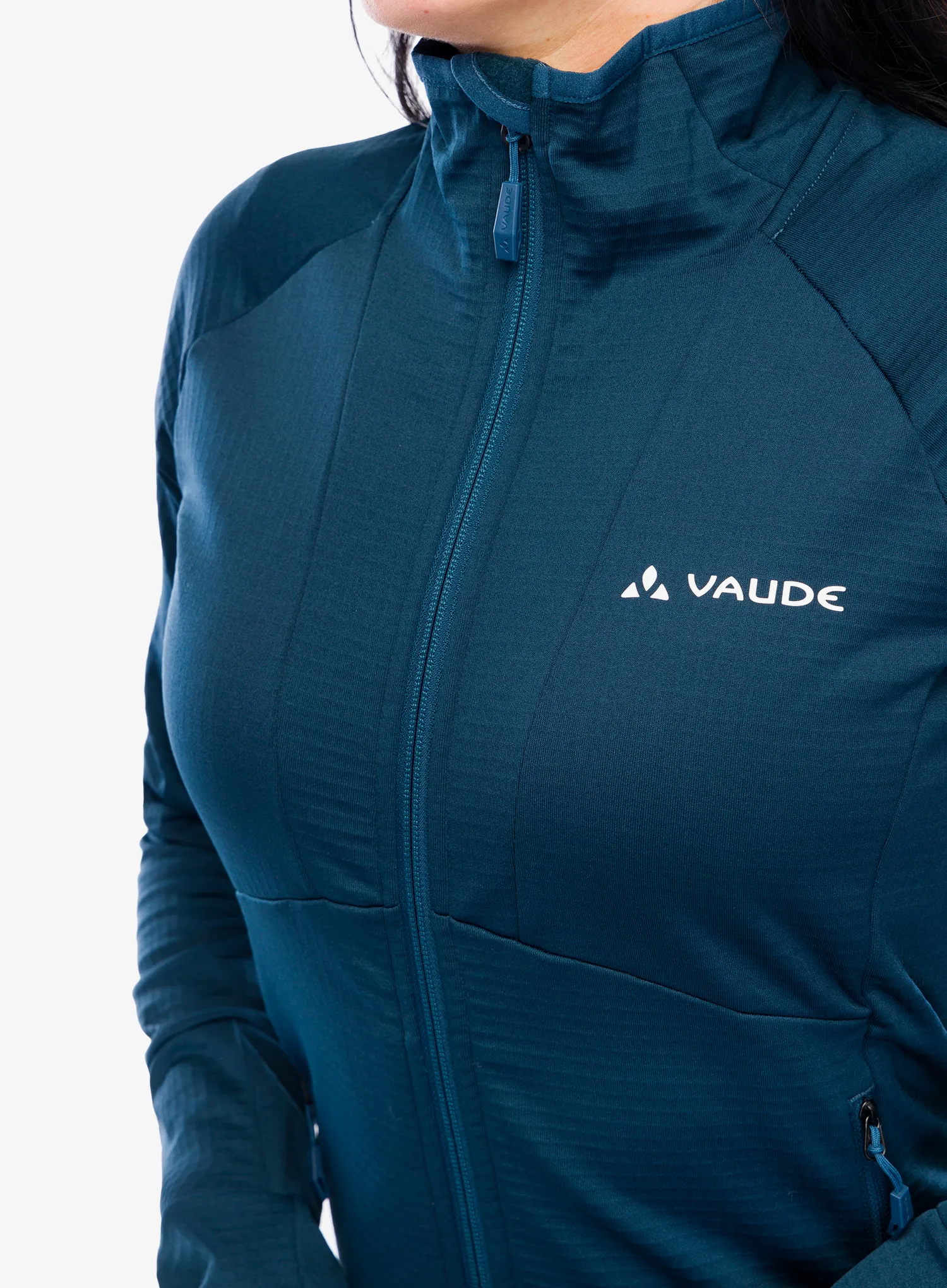 Fleecová mikina dámská Vaude Monviso Fleece FZ Jacket II - dark sea