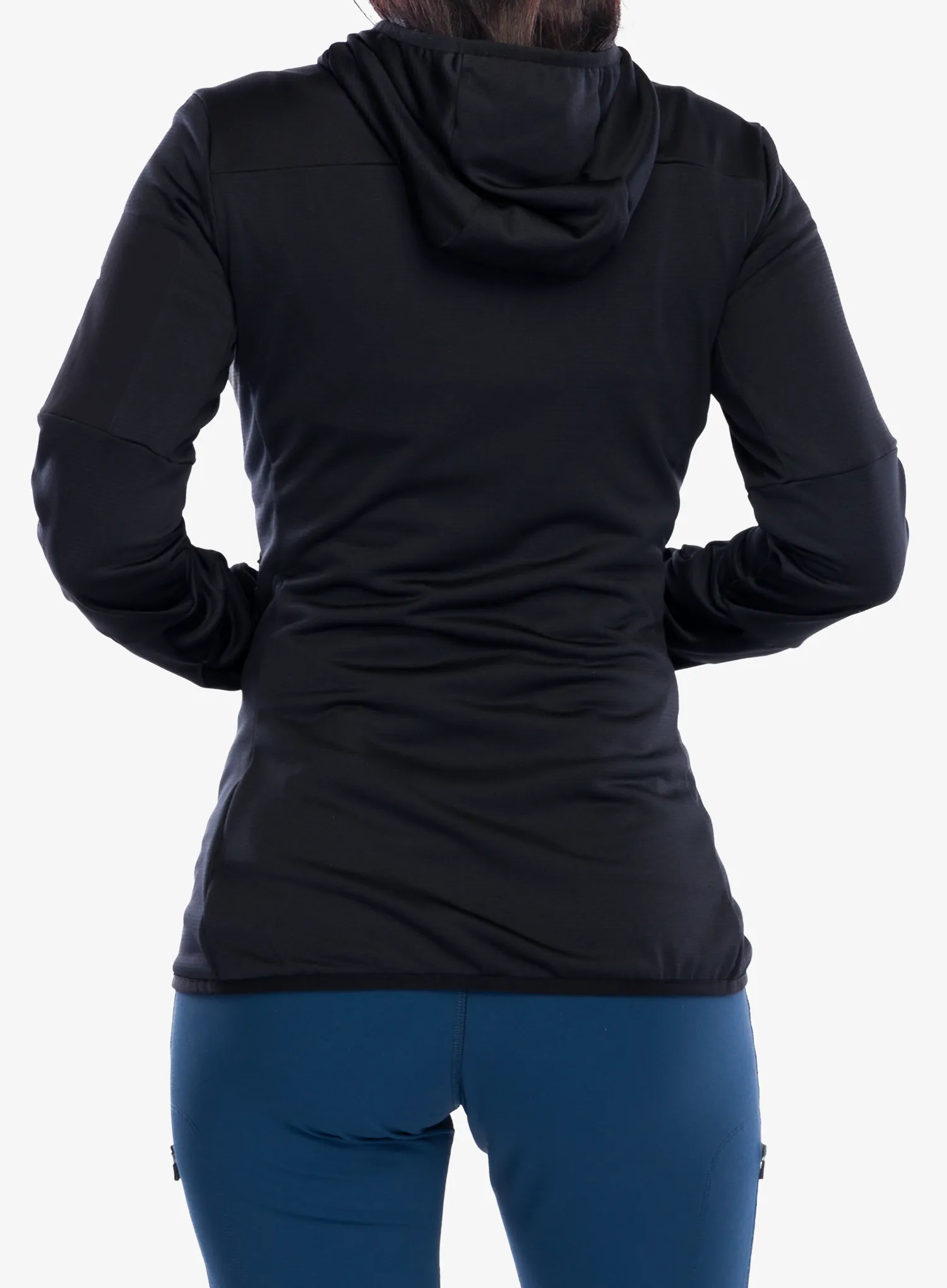 Fleece mikina dámská Vaude Monviso Fleece Jacket II - black