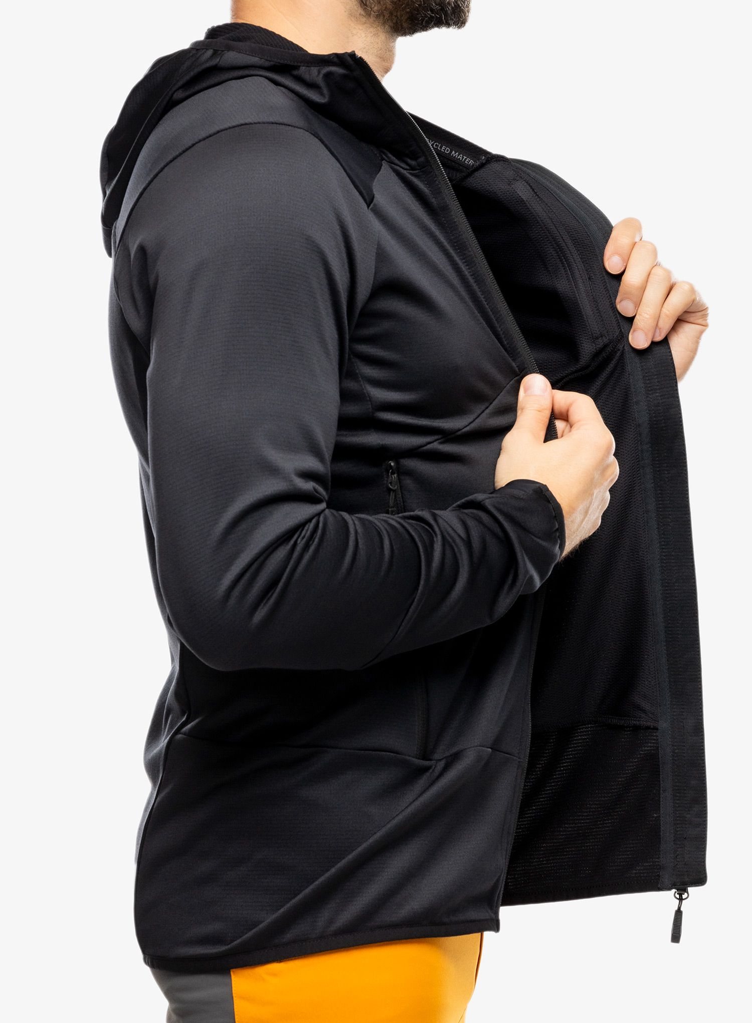 Fleece mikina Vaude Monviso Fleece Jacket II - black