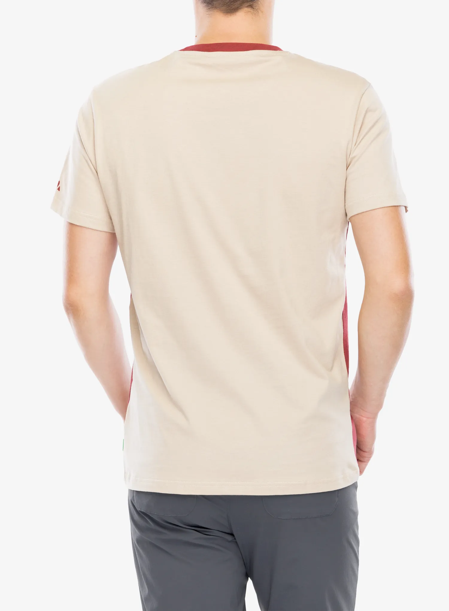 Bavlněné tričko Vaude Nevis Shirt III - redeva