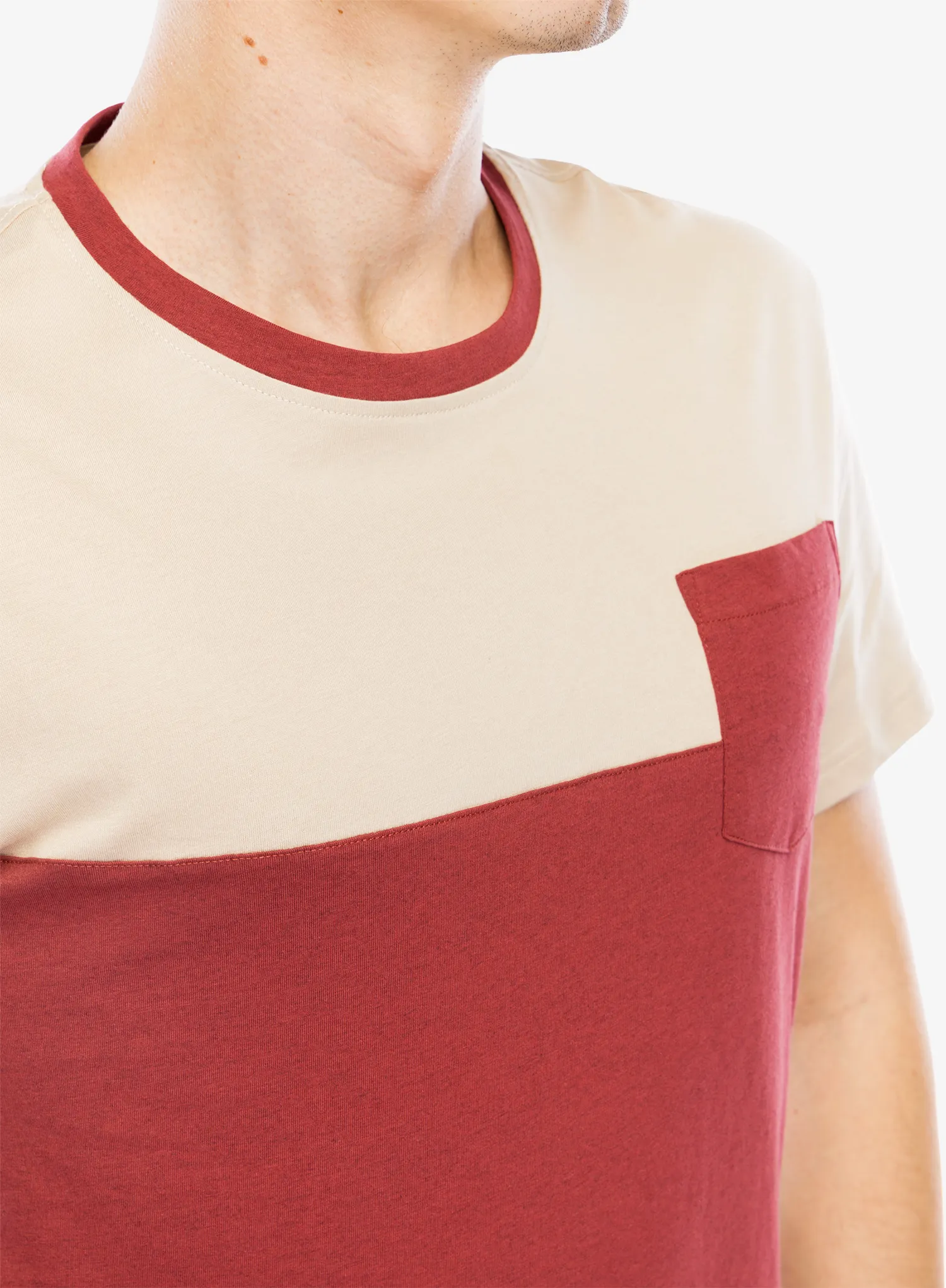 Bavlněné tričko Vaude Nevis Shirt III - redeva
