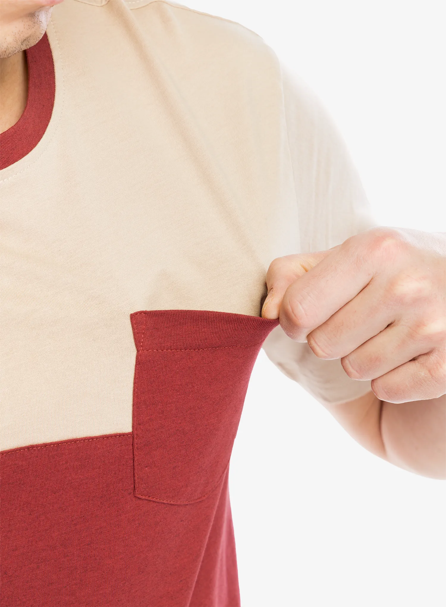 Bavlněné tričko Vaude Nevis Shirt III - redeva