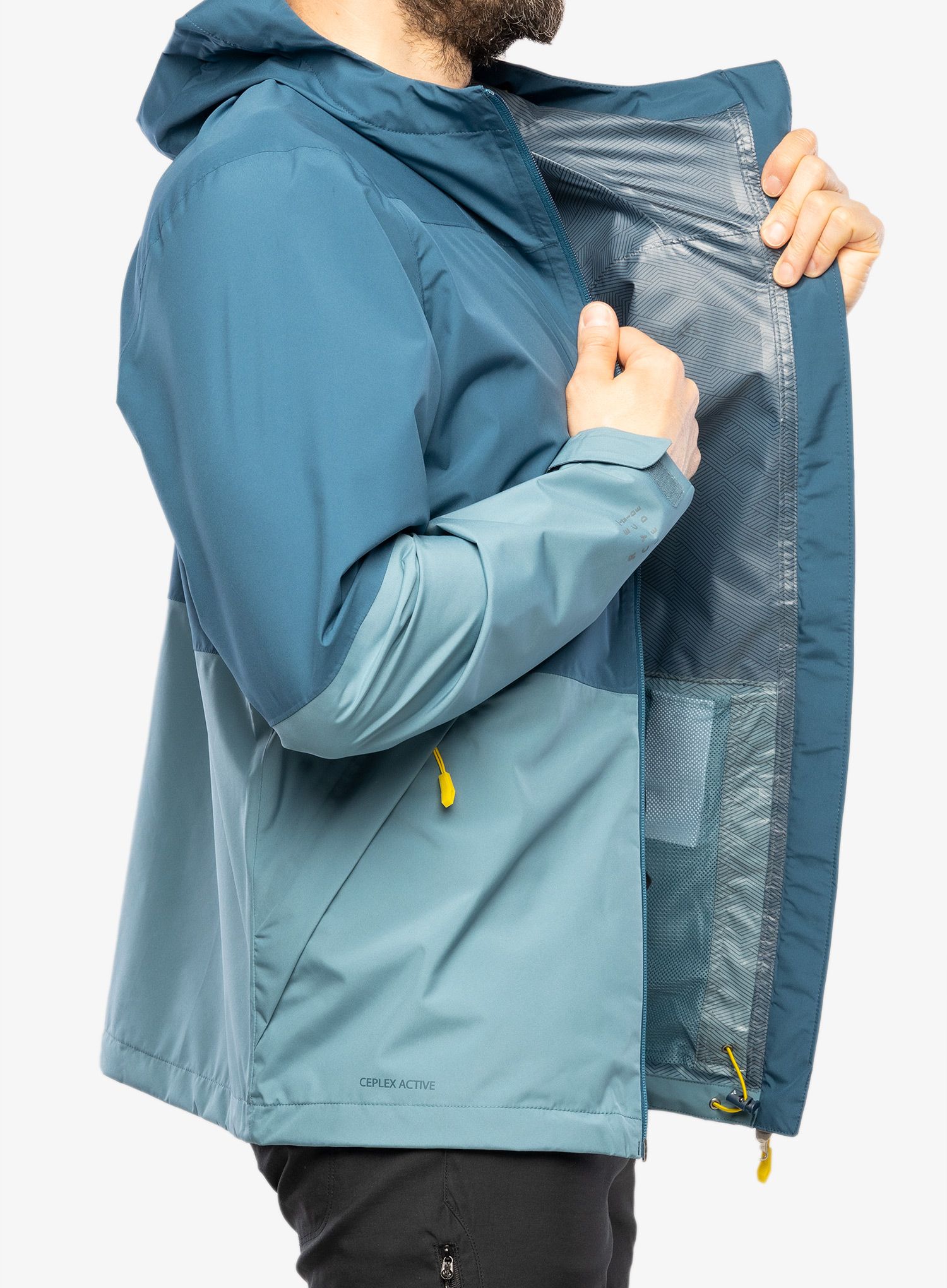 Bunda do deště Vaude Neyland 2.5L Jacket - baltic sea