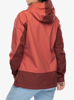 Dámská bunda do deště Vaude Neyland 2.5L Jacket - brick