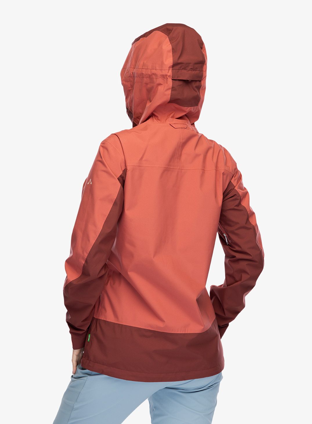 Dámská bunda do deště Vaude Neyland 2.5L Jacket - brick