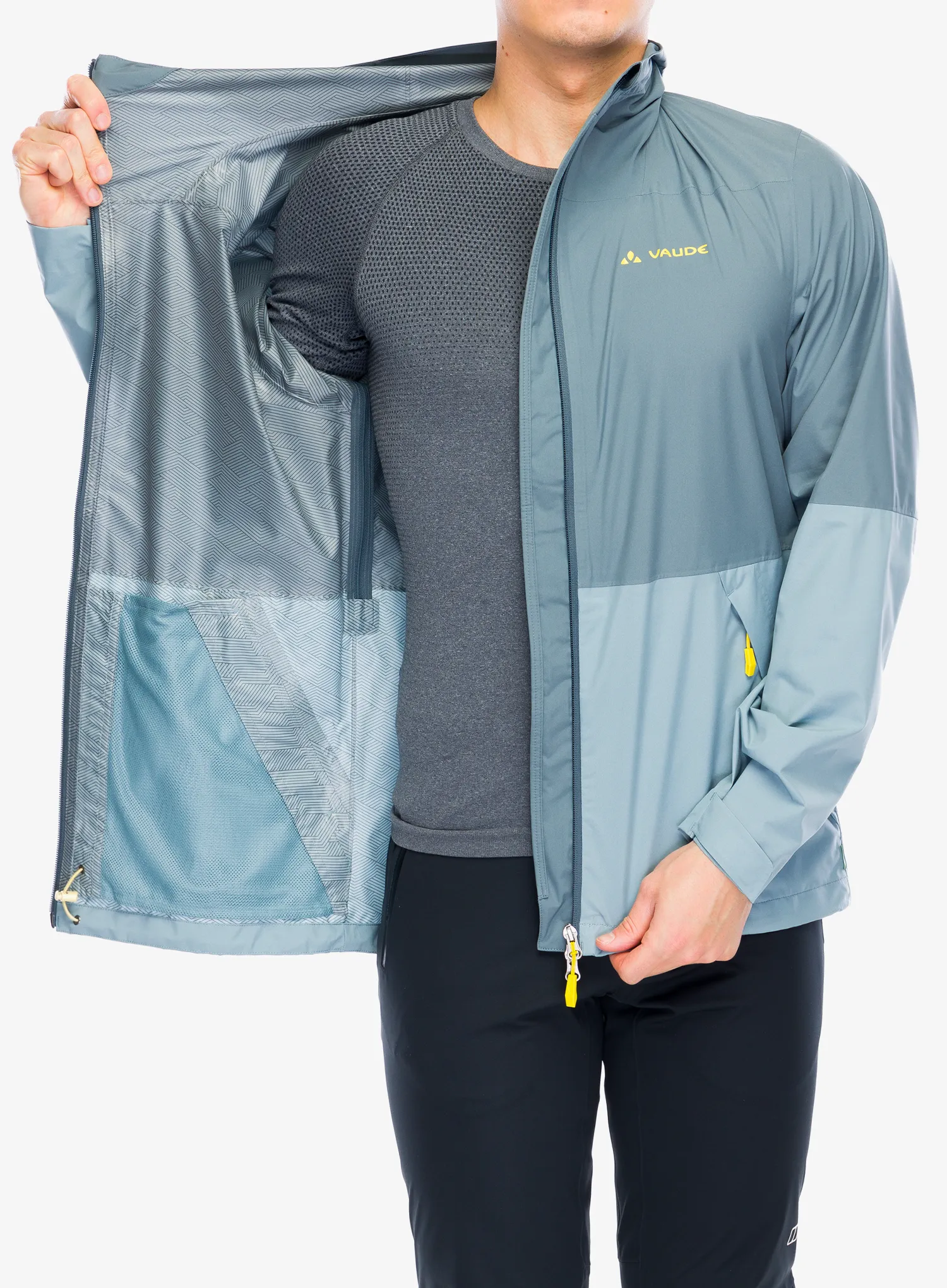 Bunda do deště Vaude Neyland 2.5L Jacket - heron