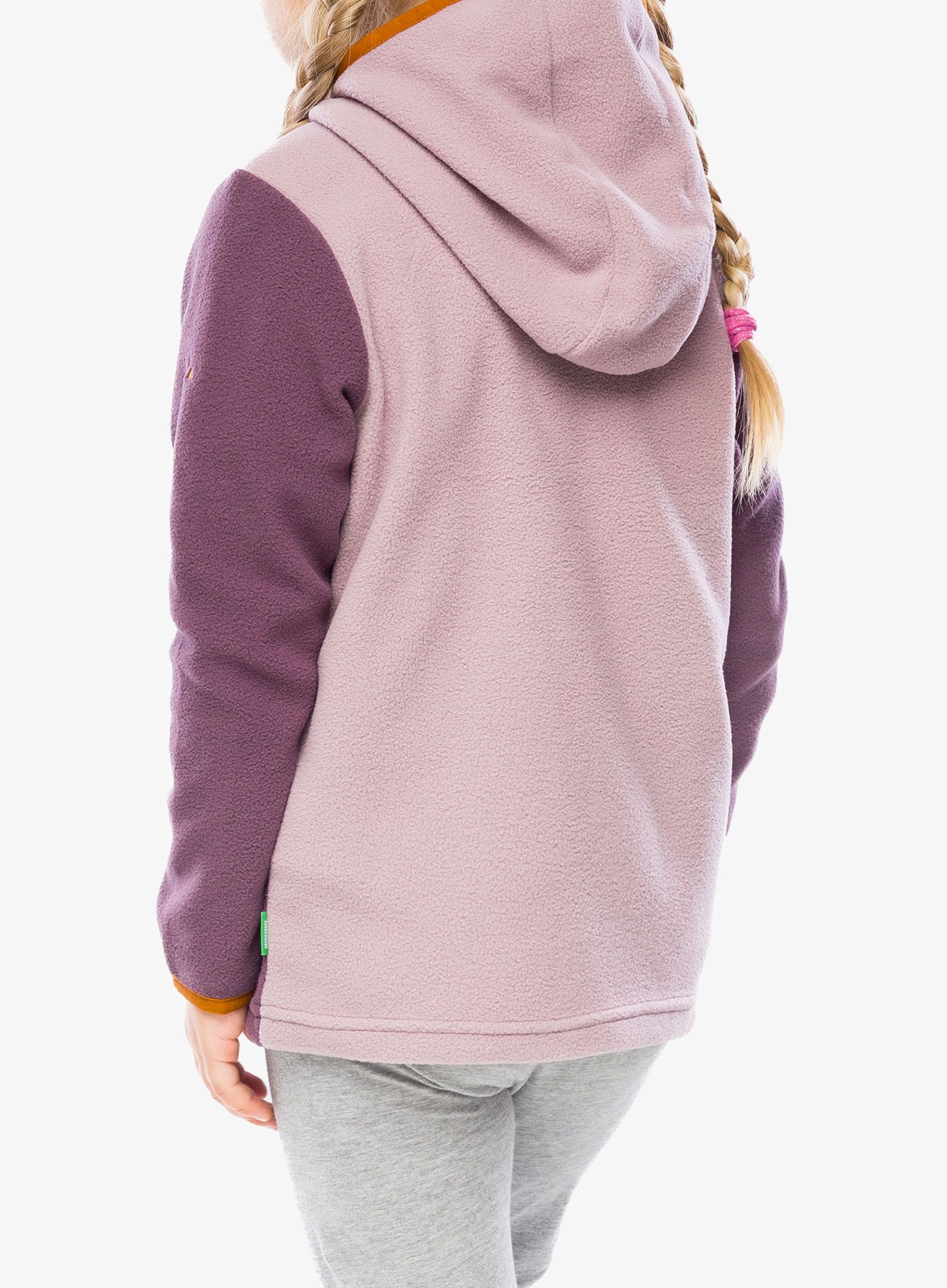 Dětská mikina Vaude Pulex Hooded Jacket II - blackberry
