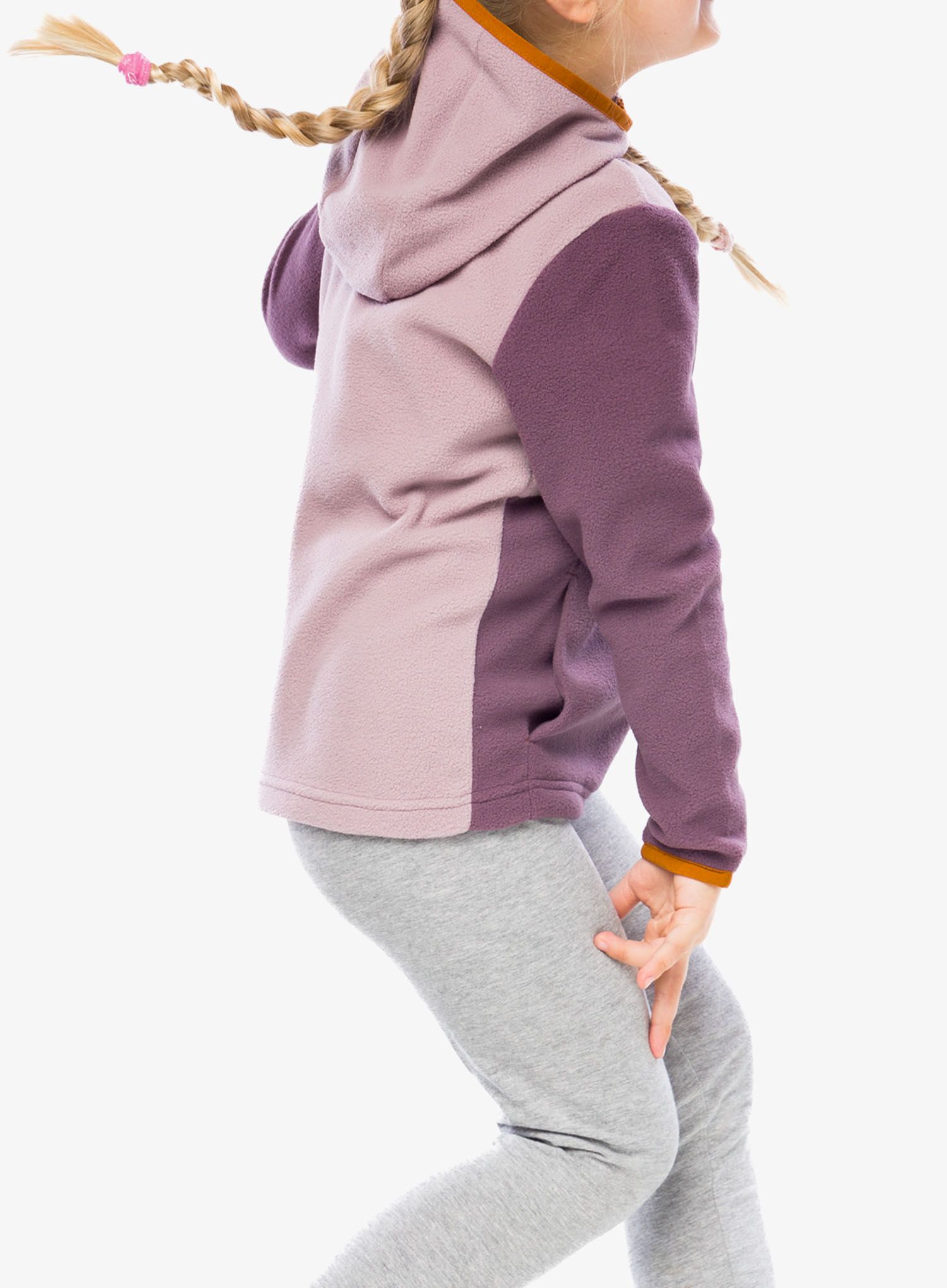 Dětská mikina Vaude Pulex Hooded Jacket II - blackberry