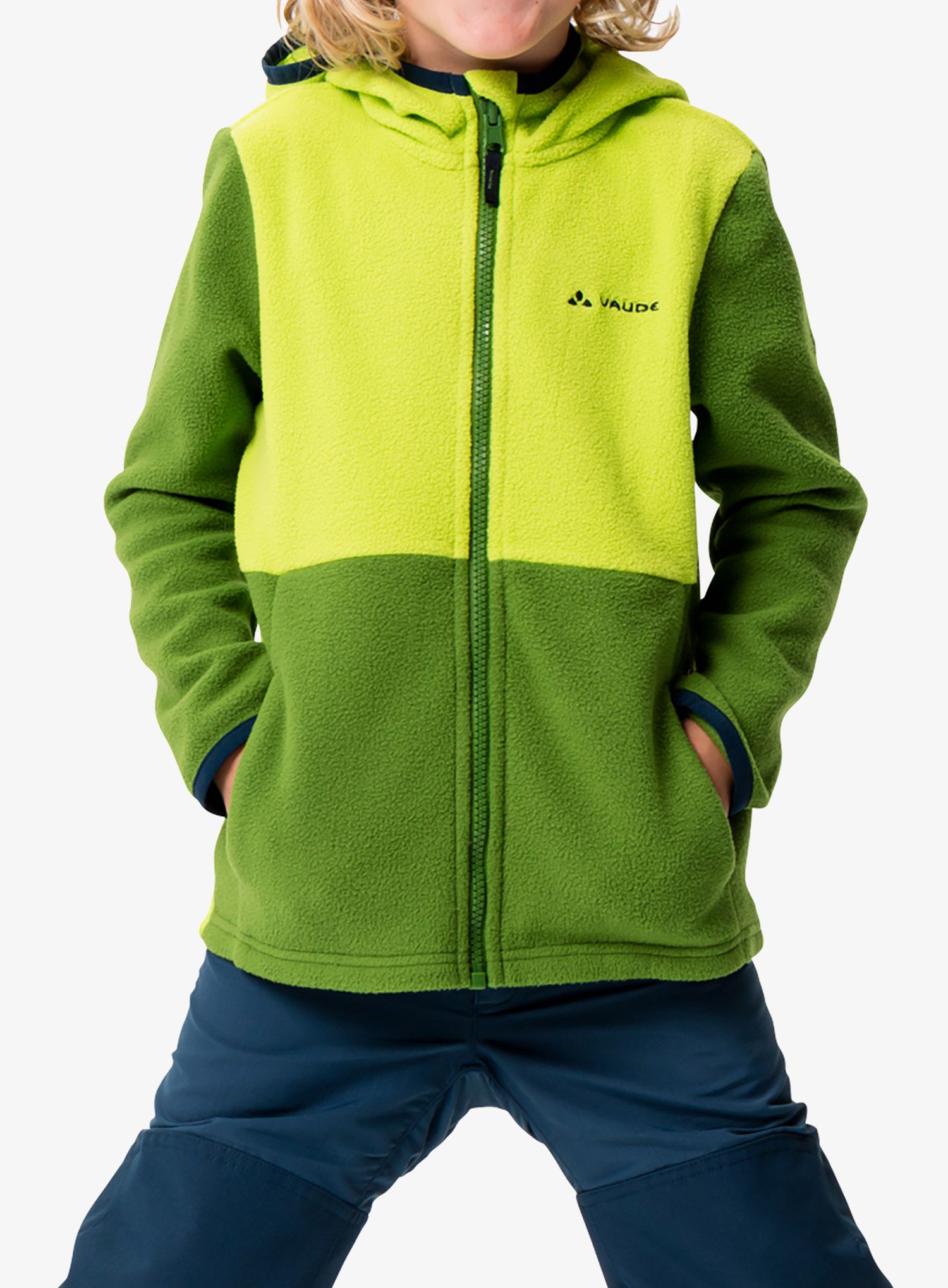 Dětská mikina Vaude Pulex Hooded Jacket II - cactus