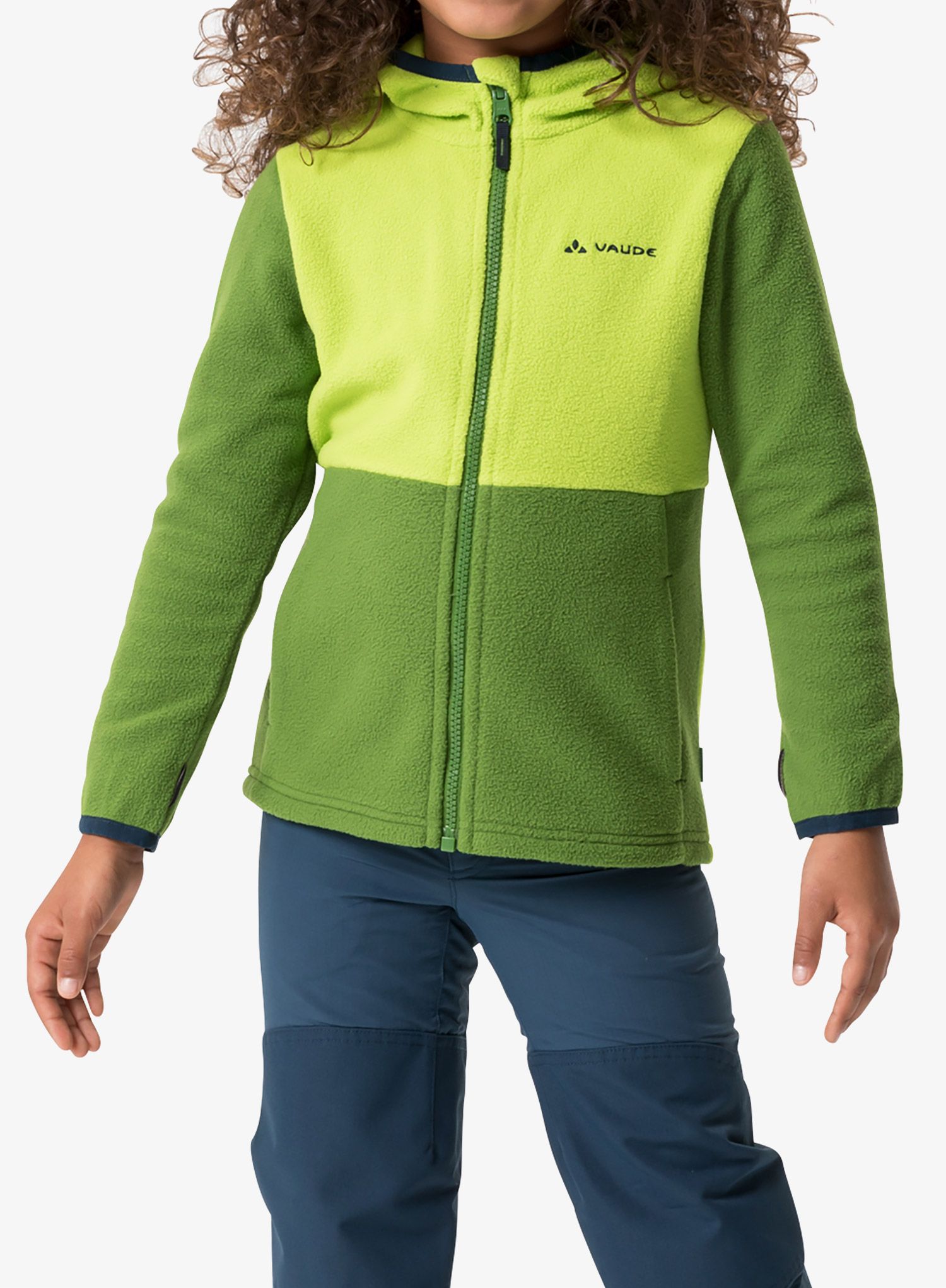 Dětská mikina Vaude Pulex Hooded Jacket II - cactus
