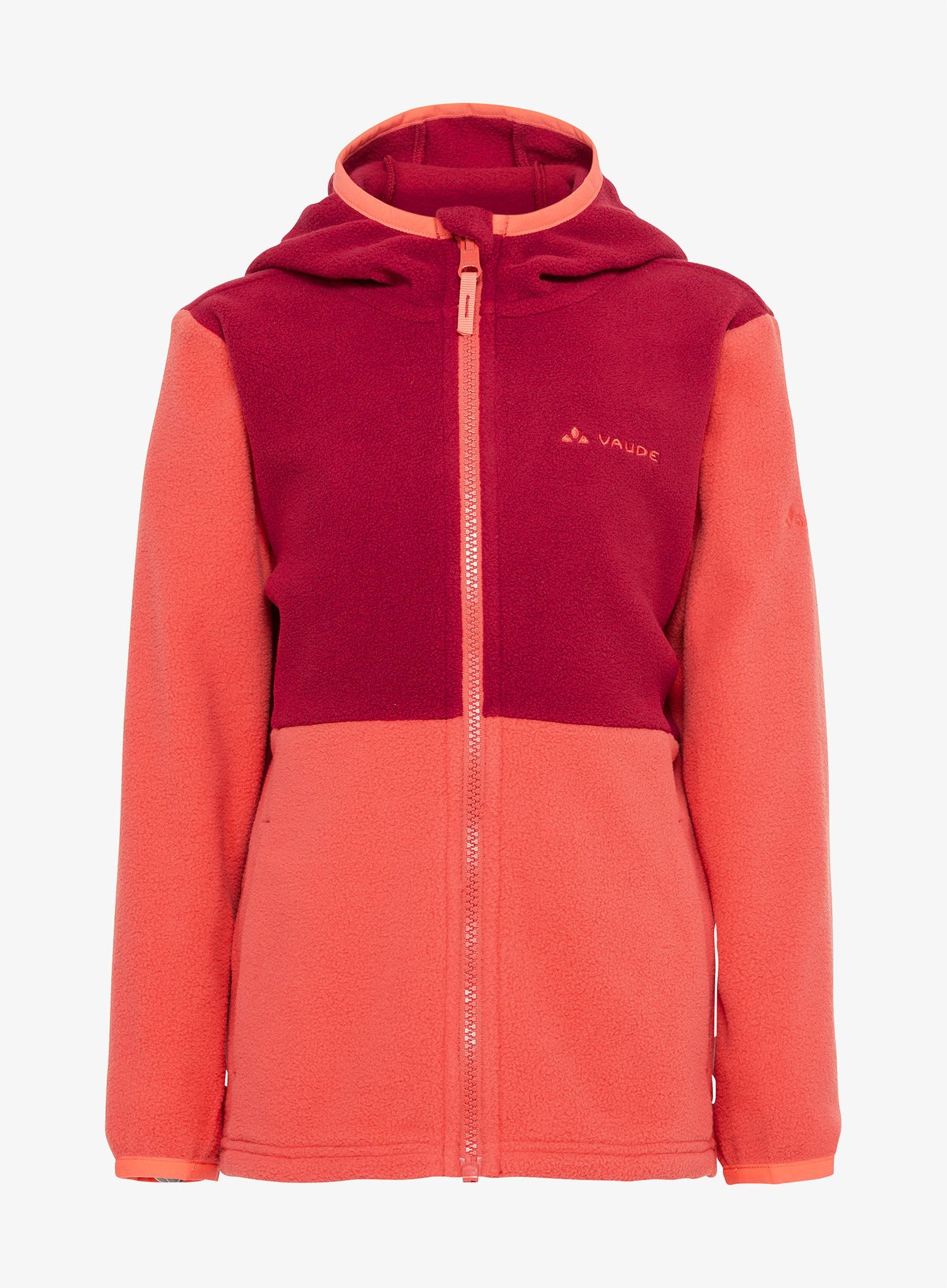 Dětská mikina Vaude Pulex Hooded Jacket II - hot chili