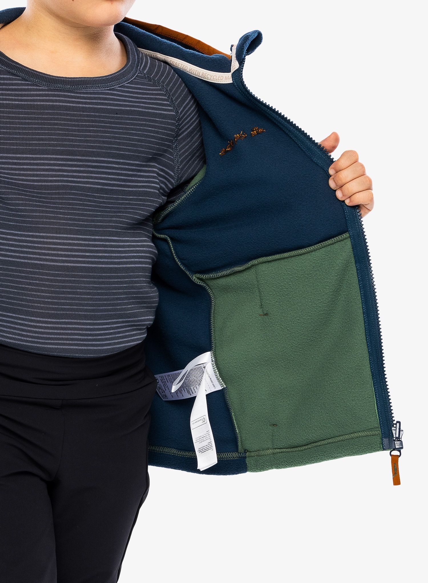 Dětská mikina Vaude Pulex Hooded Jacket II - woodland