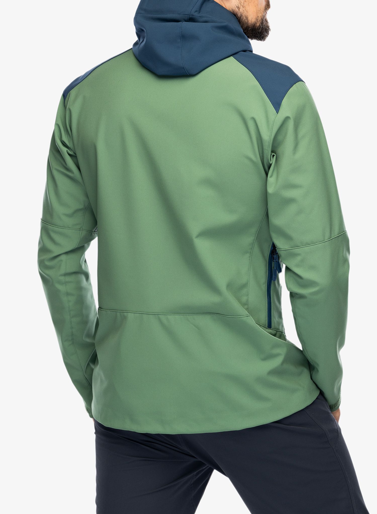 Softshellová bunda Vaude Roccia Softshell Jacket II - woodland/dark sea