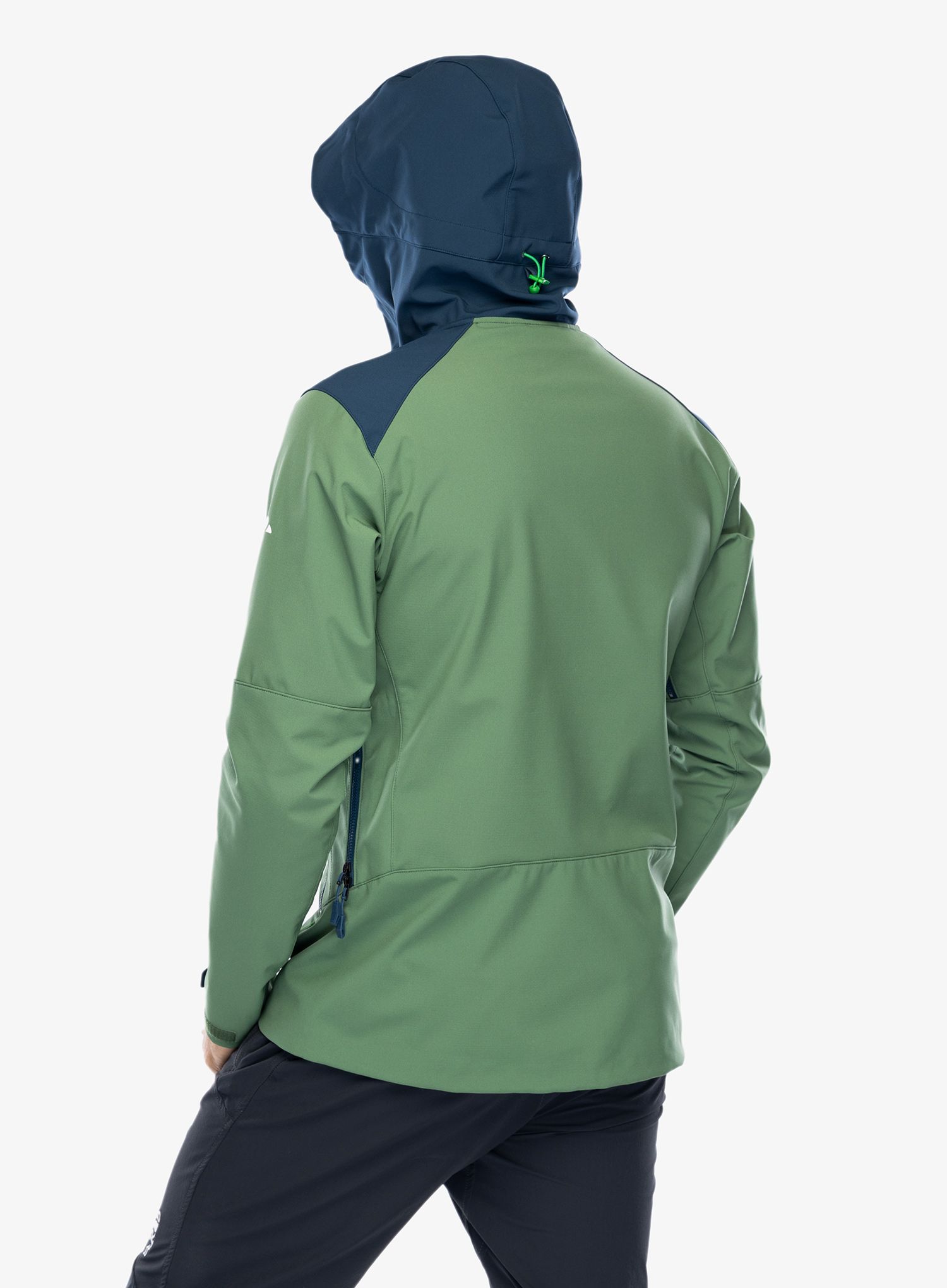 Softshellová bunda Vaude Roccia Softshell Jacket II - woodland/dark sea