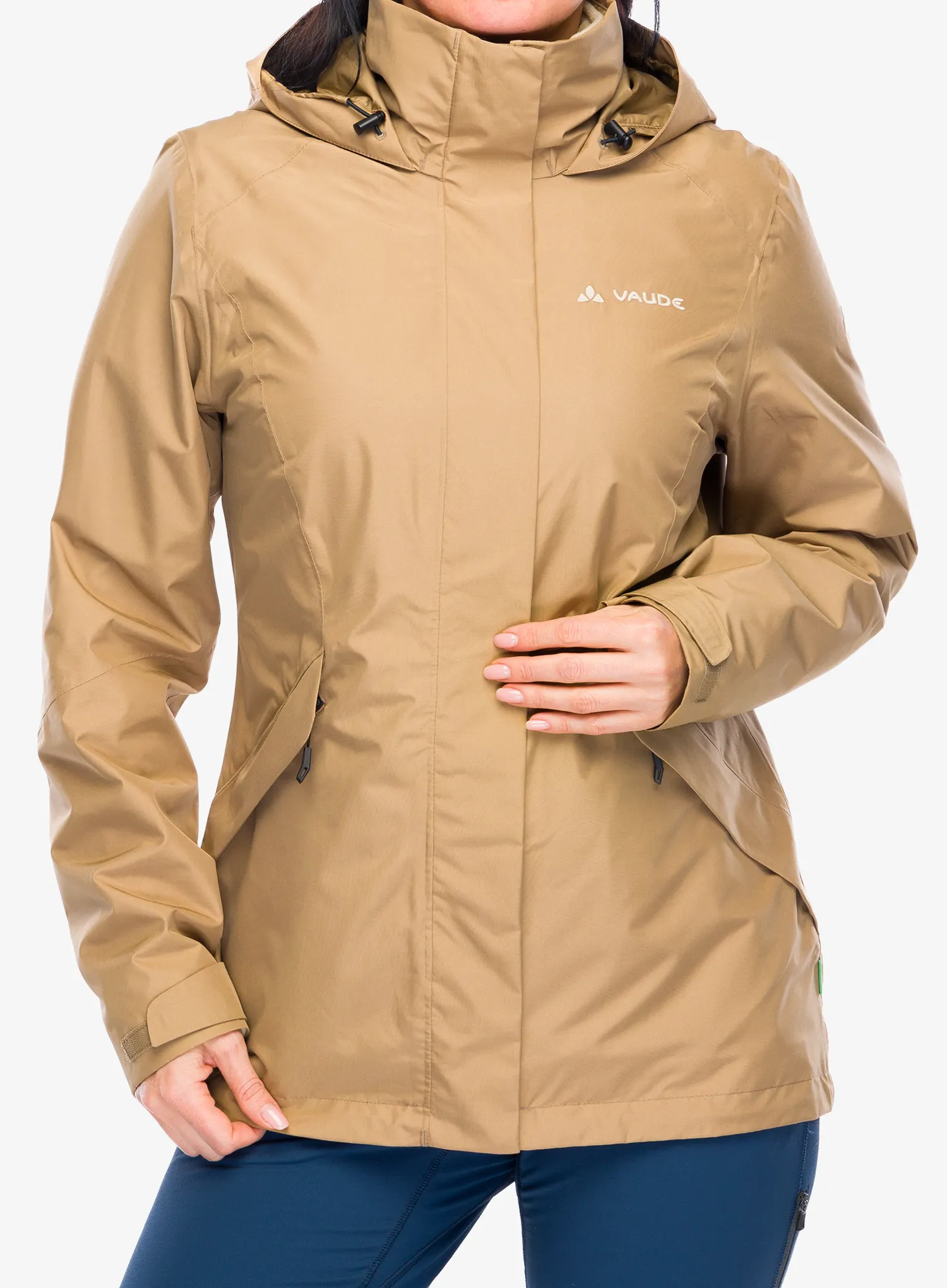 Dámská bunda Vaude Rosemoor 3in1 Jacket II - oat