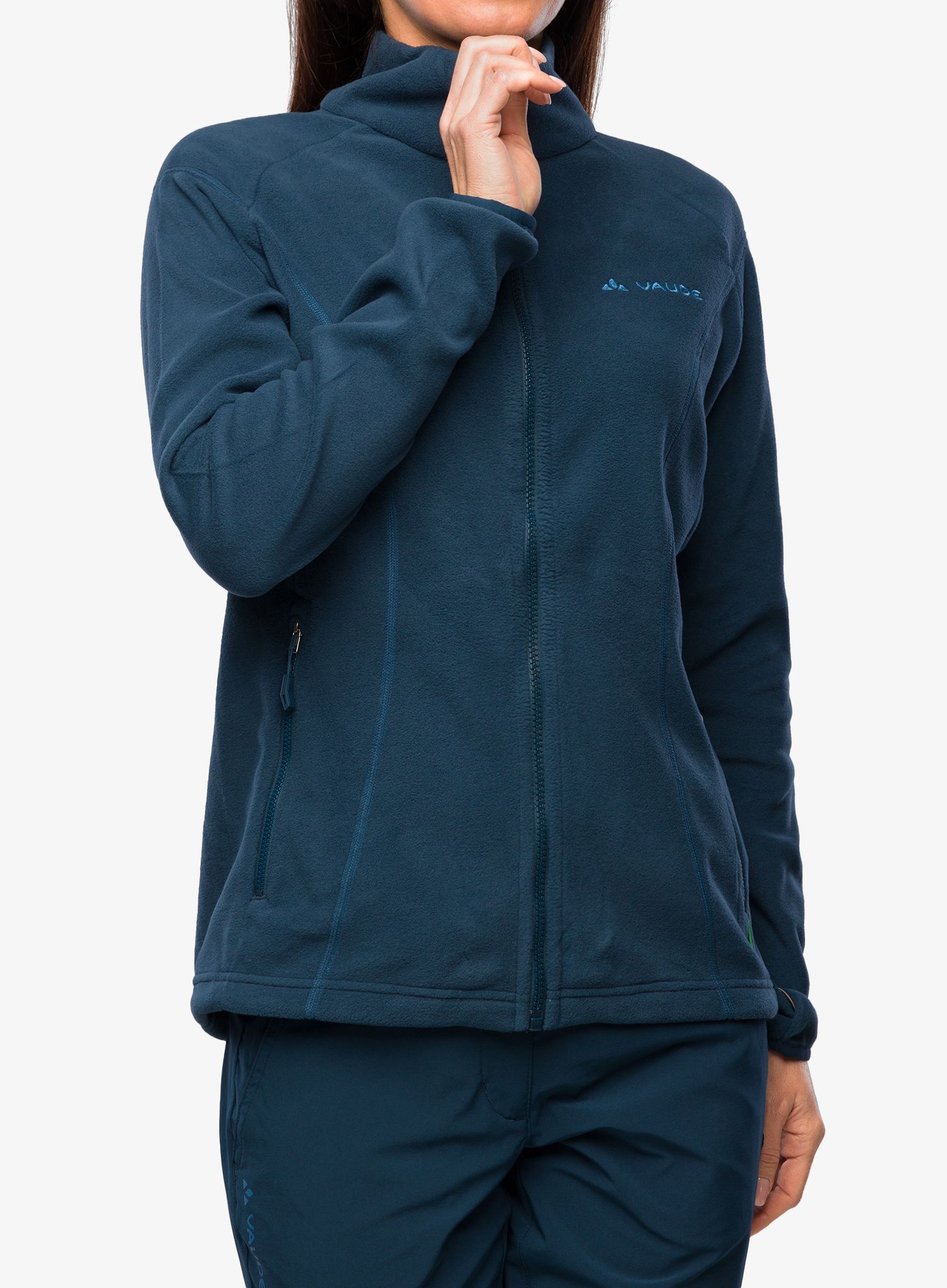 Fleece mikina dámská Vaude Rosemoor Fleece Jacket II - dark sea