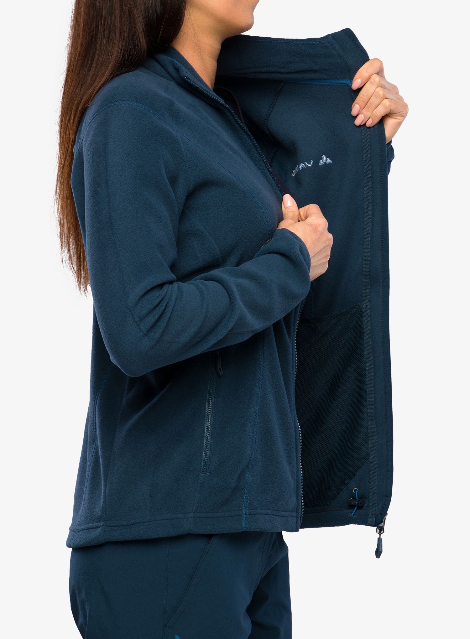 Fleece mikina dámská Vaude Rosemoor Fleece Jacket II - dark sea