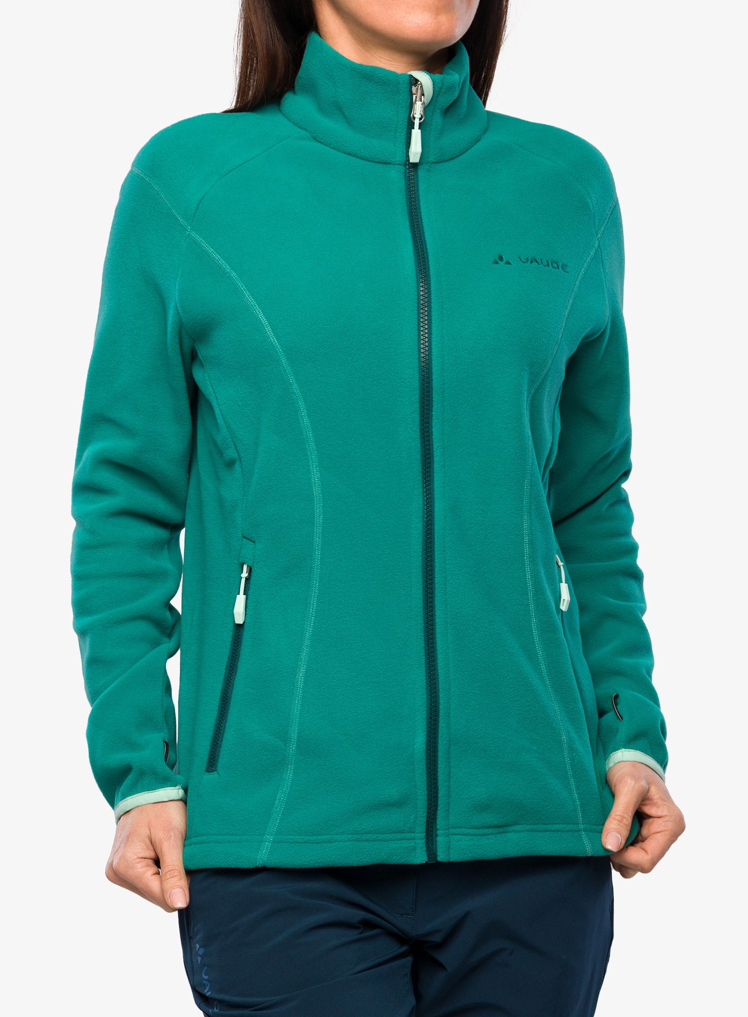 Fleece mikina dámská Vaude Rosemoor Fleece Jacket II - wave