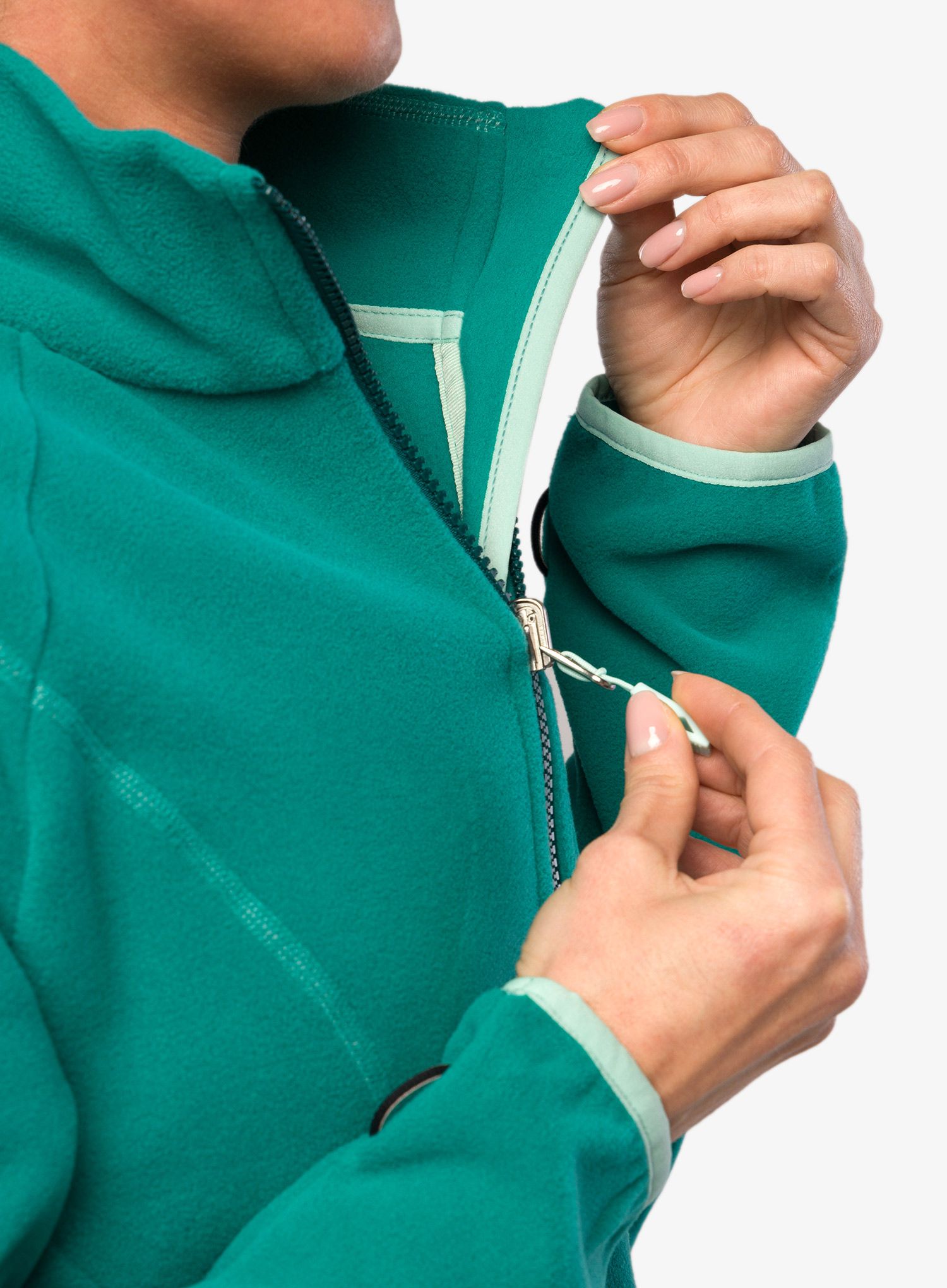 Fleece mikina dámská Vaude Rosemoor Fleece Jacket II - wave