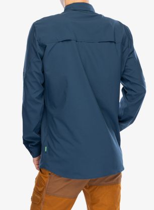 Turistická košile Vaude Rosemoor LS Shirt II - dark sea uni
