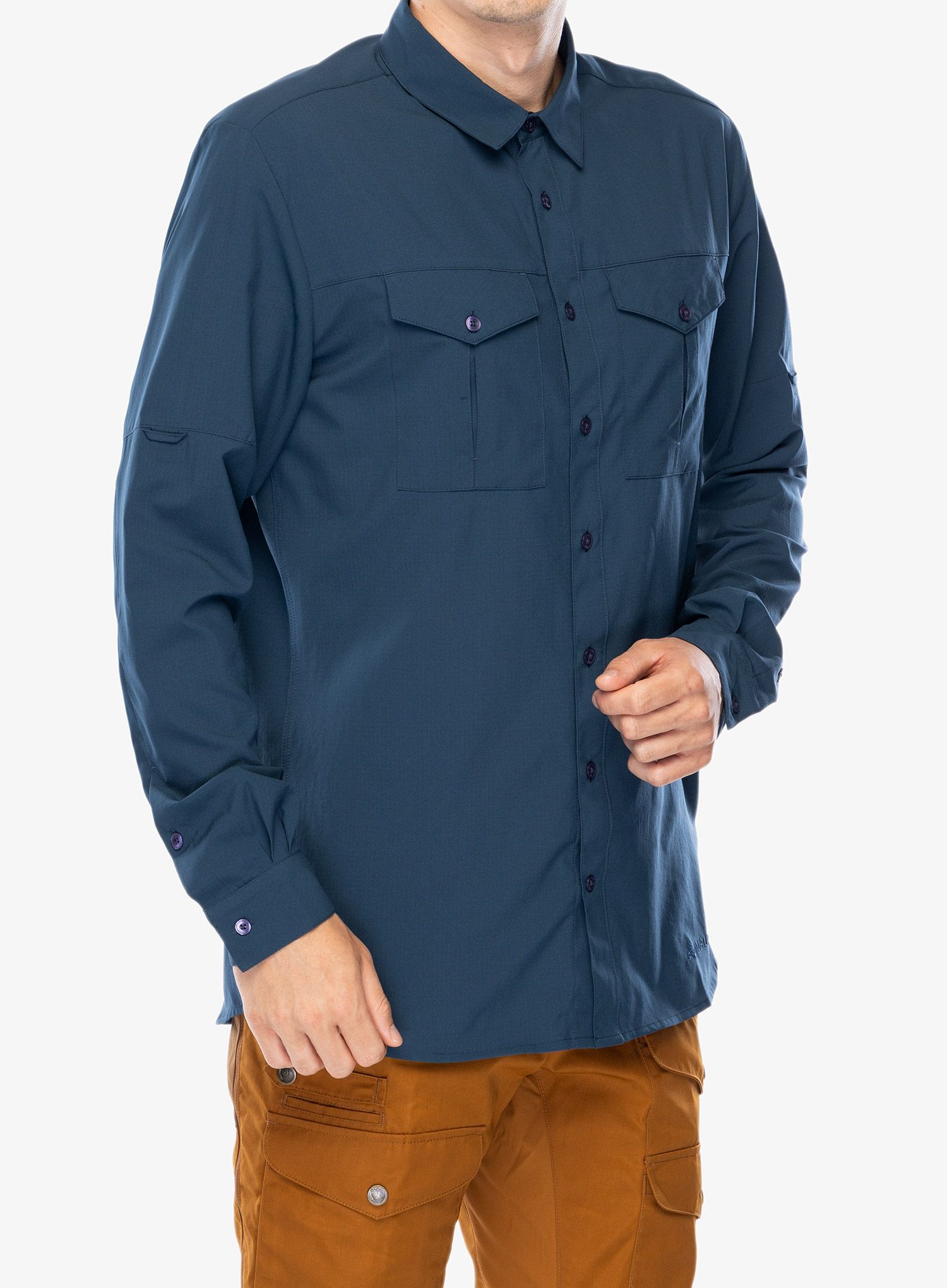 Turistická košile Vaude Rosemoor LS Shirt II - dark sea uni