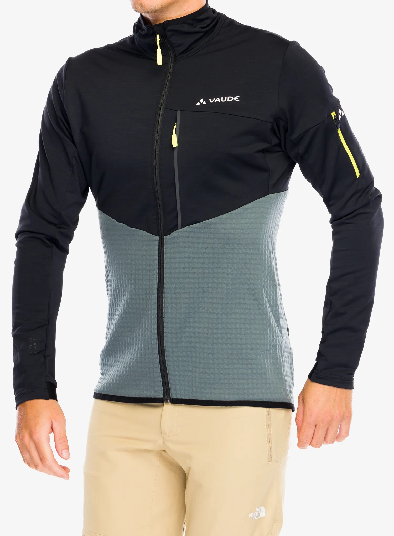 Fleece mikina Vaude Scopi Fleece Jacket - heron