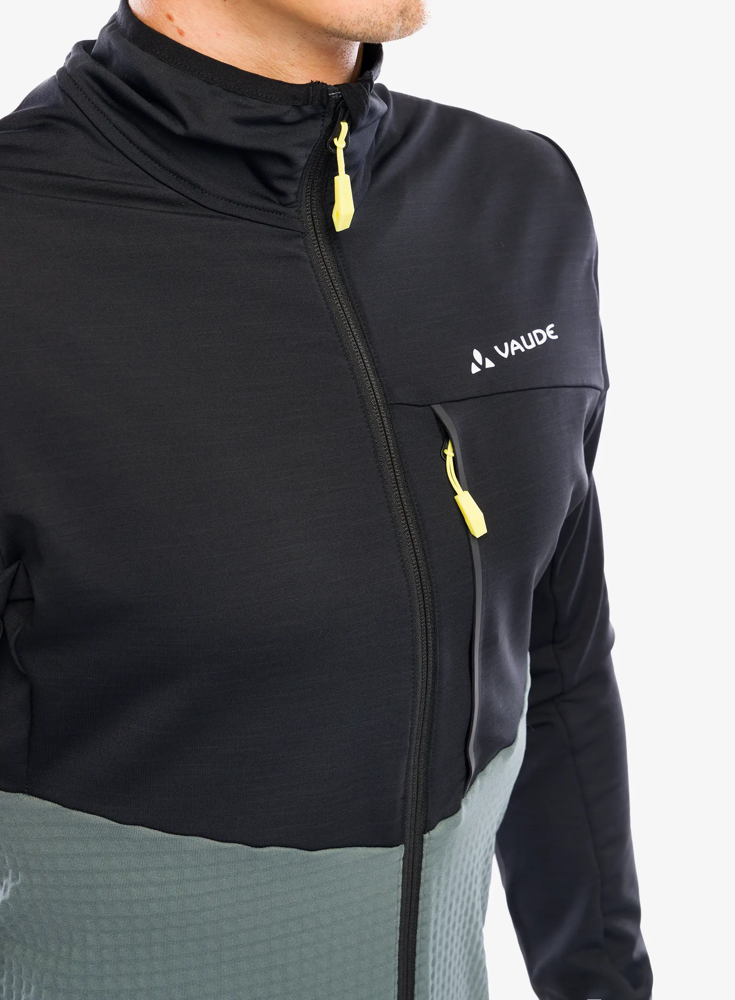Fleece mikina Vaude Scopi Fleece Jacket - heron