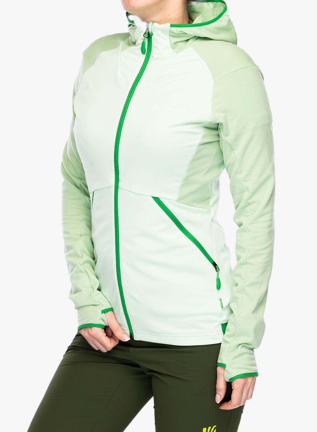 Fleece mikina dámská Vaude Scopi Fleece Jacket - jade