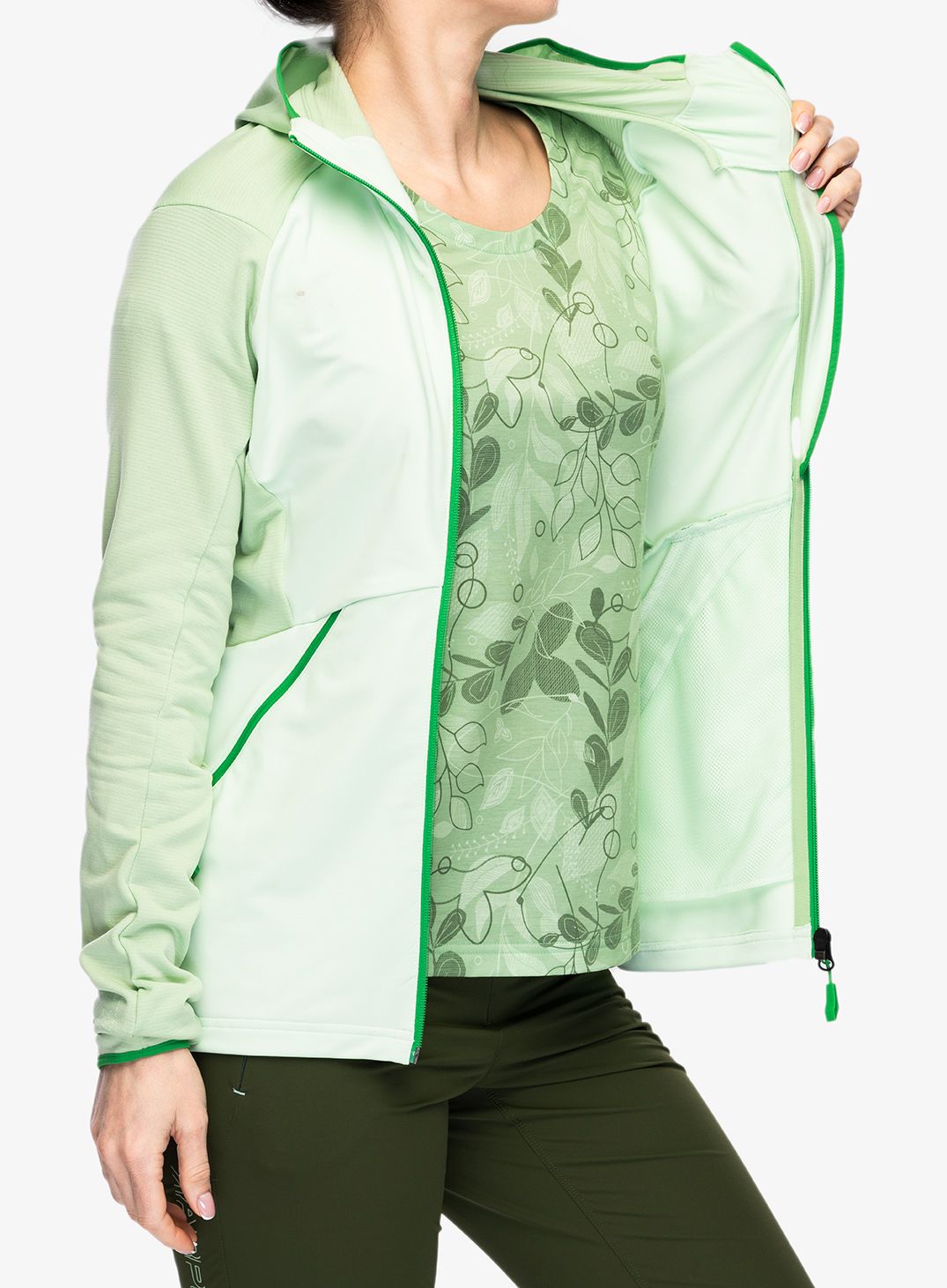 Fleece mikina dámská Vaude Scopi Fleece Jacket - jade