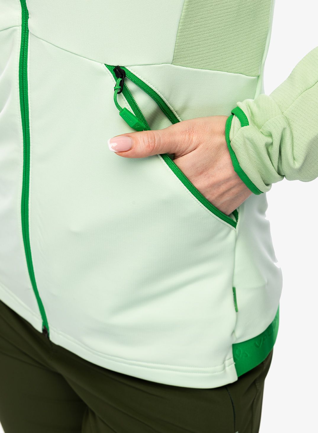 Fleece mikina dámská Vaude Scopi Fleece Jacket - jade