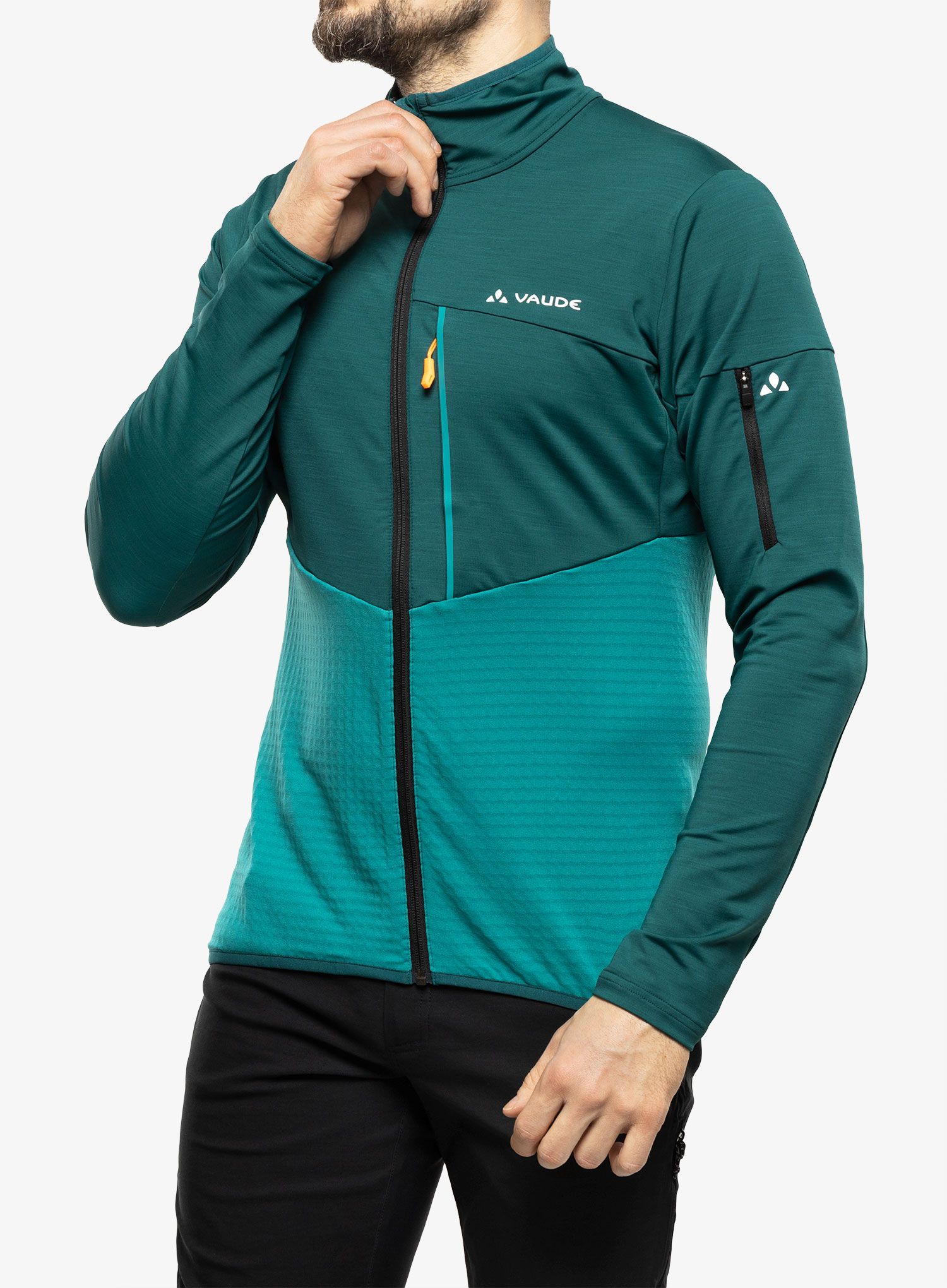 Fleece mikina Vaude Scopi Fleece Jacket - mallard green