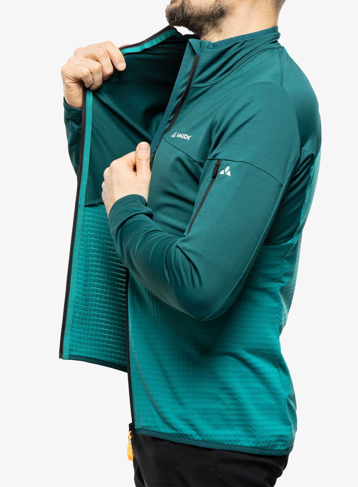 Fleece mikina Vaude Scopi Fleece Jacket - mallard green