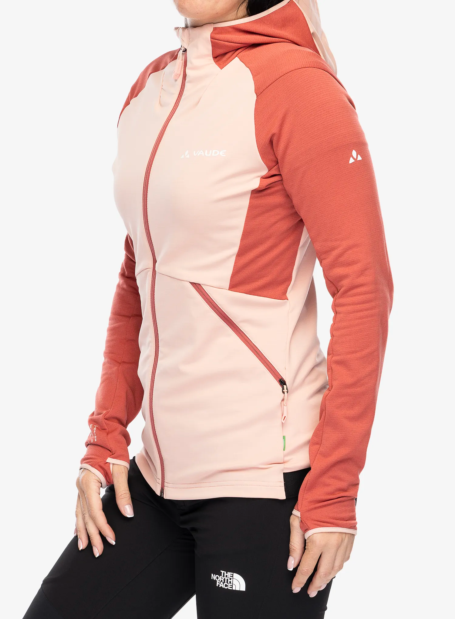 Fleece mikina dámská Vaude Scopi Fleece Jacket - soft rose