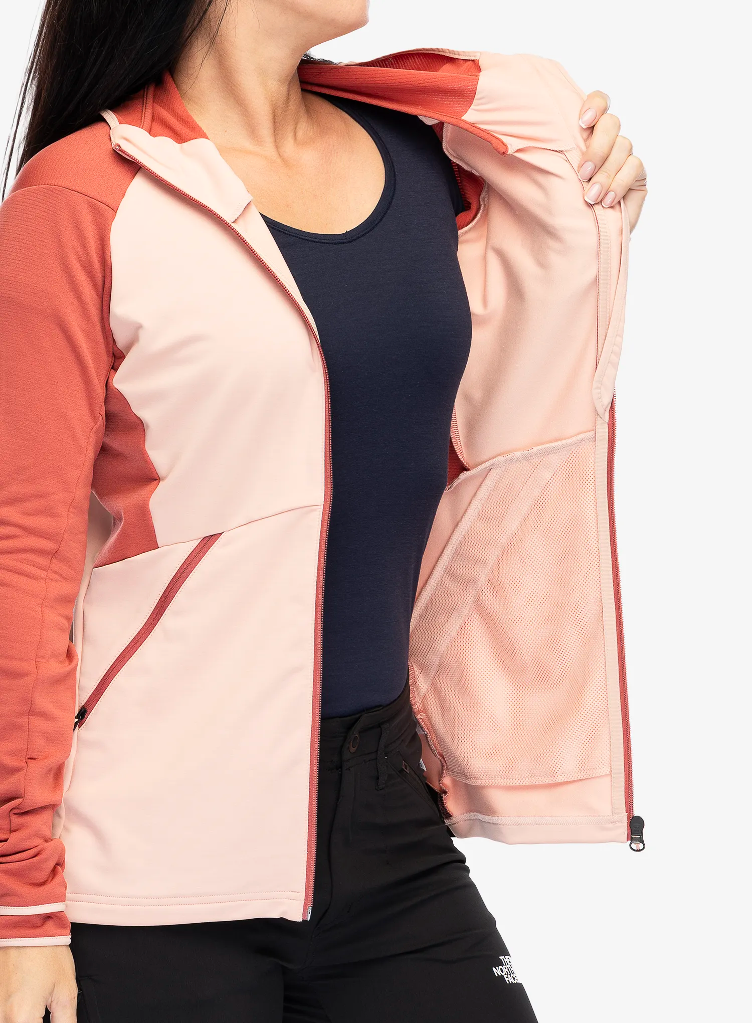 Fleece mikina dámská Vaude Scopi Fleece Jacket - soft rose