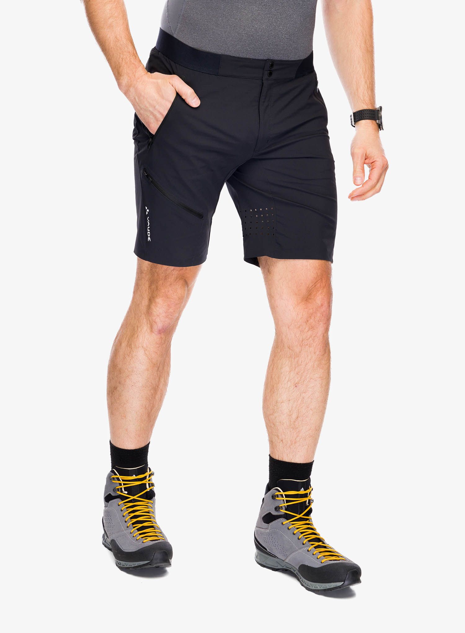 Outdoorové kraťasy Vaude Scopi LW Shorts II - black uni