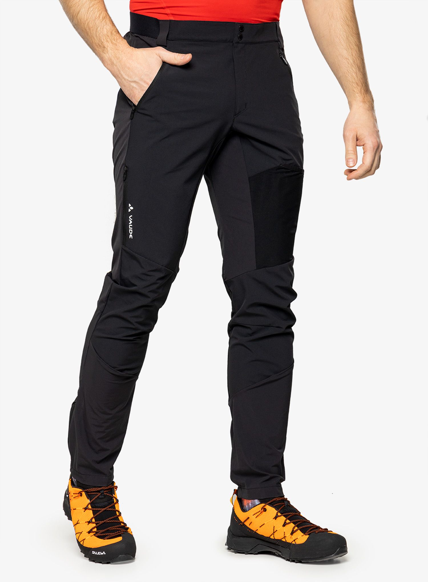 Softshell kalhoty Vaude Scopi Pants III - black uni