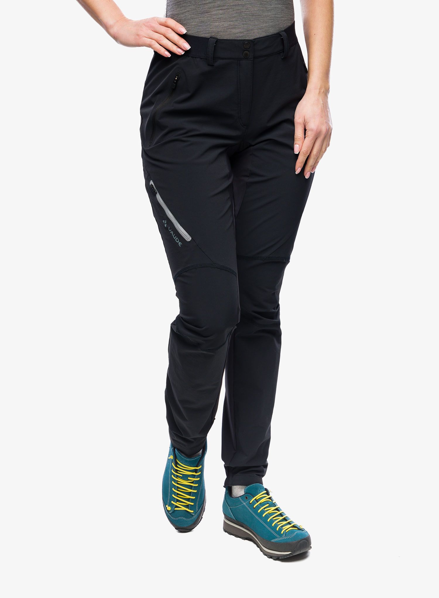 Turistické kalhoty dámské Vaude Scopi Pants II - black/black